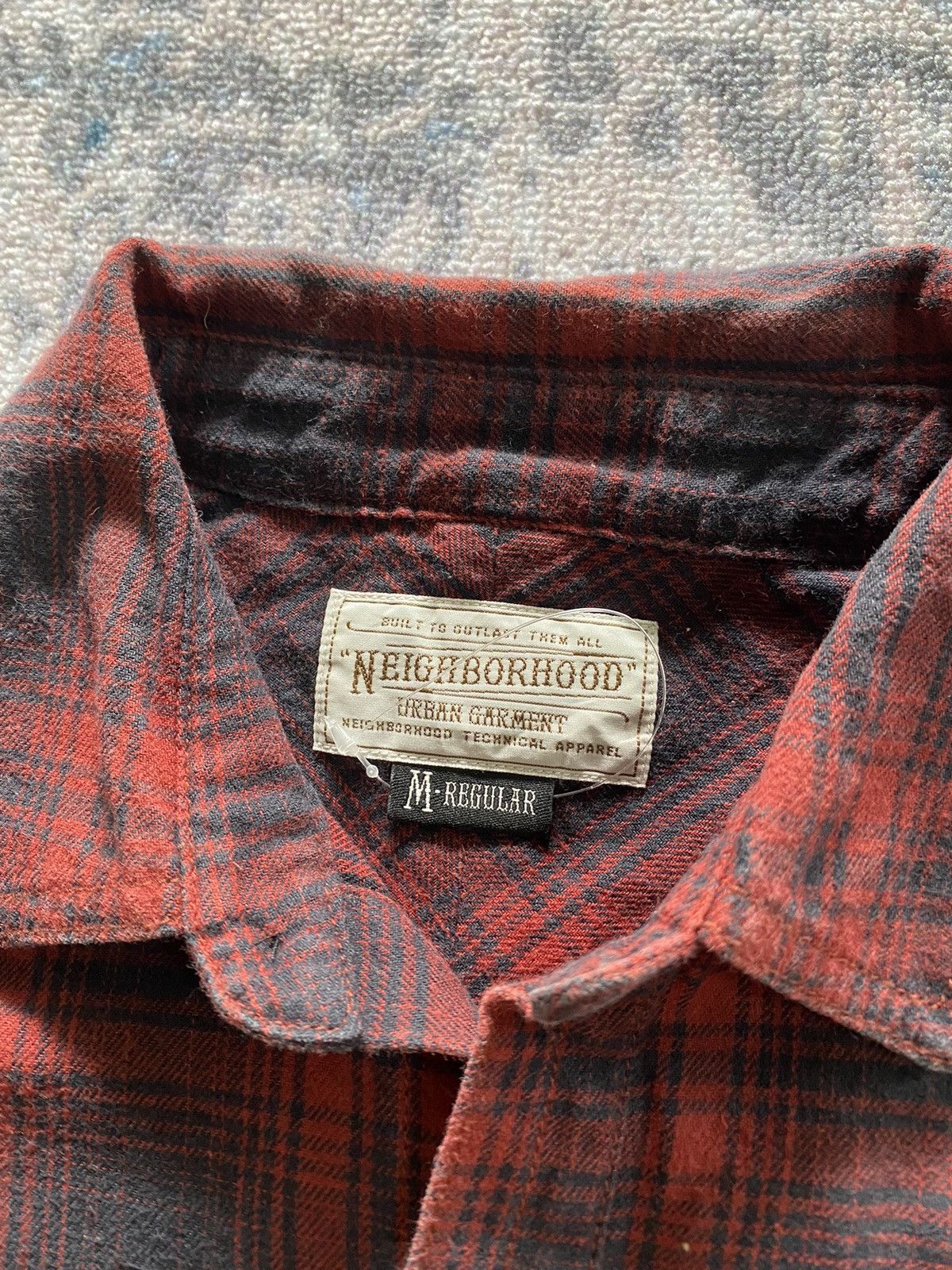 Japanese Brand × Neighborhood Neighborhood Plaid Flannel Shirt Size US M / EU 48-50 / 2 - 6 Thumbnail