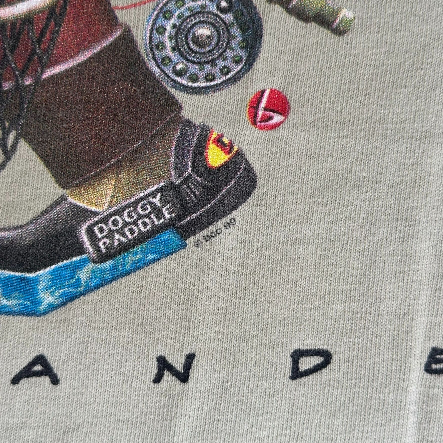 Vintage Vintage 90s Boca Grande Fishing Dog T-Shirt Preppy Boxy Beig Size US XL / EU 56 / 4 - 4 Thumbnail
