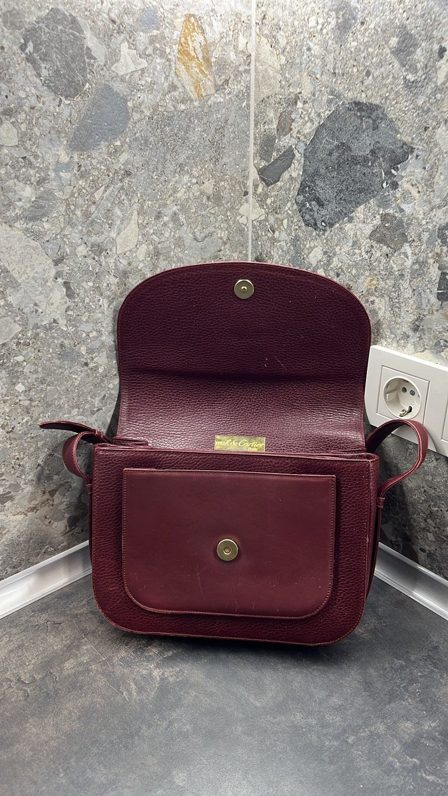 Cartier × Vintage Cartier burgundy Must de Cartier shoulder Size ONE SIZE - 5 Thumbnail