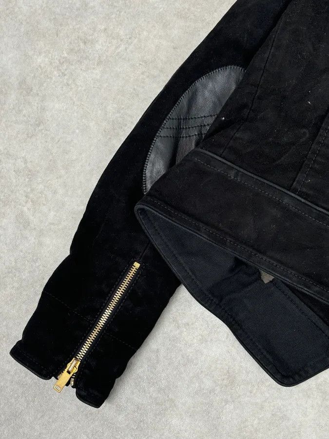 Gucci AW2008 Gucci Black Asymmetrical Elbow Patch Jacket by Frida Giannini Size S / US 4 / IT 40 - 8 Thumbnail