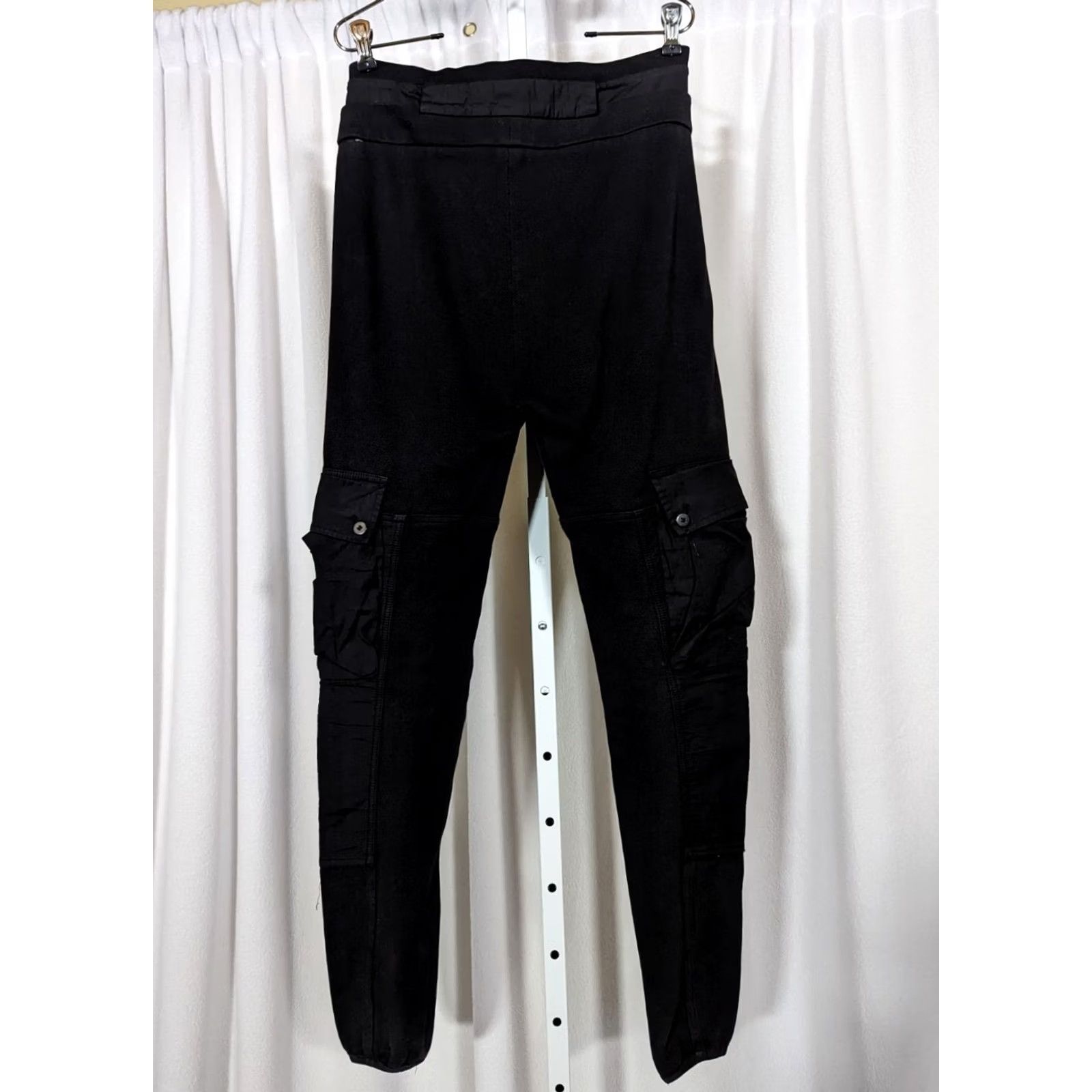 Alexander McQueen Alexander McQueen Archive 2010 Cargo Black Jogger Army Double Waist Pants 46 Mens Pants Size US 30 / EU 46 - 2 Thumbnail