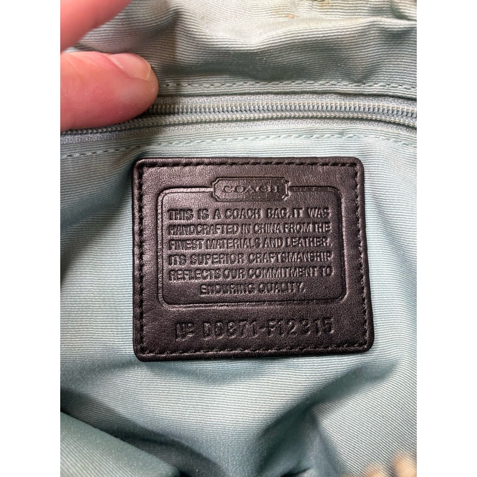 Coach VINTAGE COACH Patchwork Signature Canvas Shoulder Bag F12315 Purse Gold Brown Y2K Size ONE SIZE - 2 Thumbnail