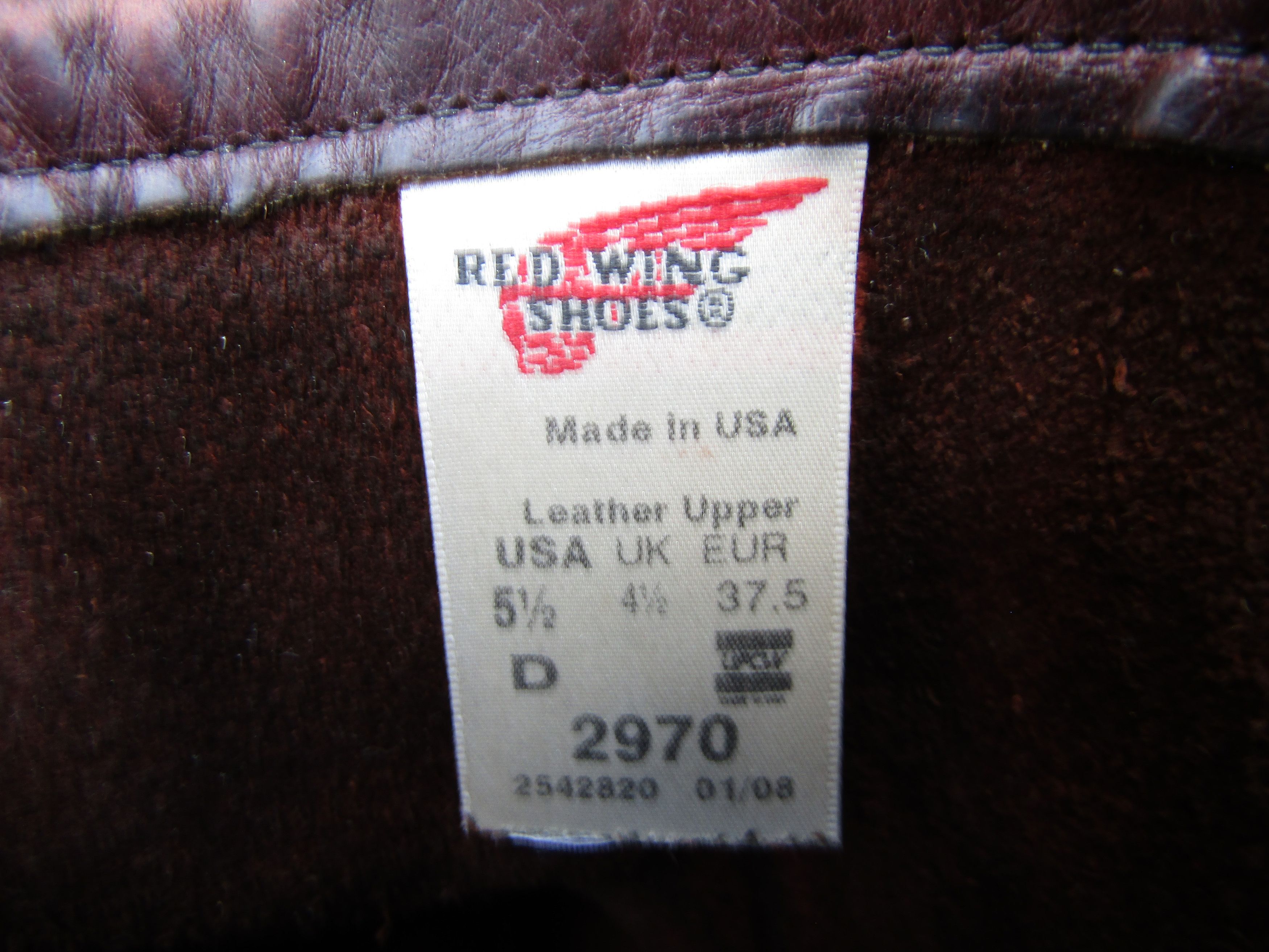 Red Wing Red Wing Engineer 2970 PullOn Boots Brown Leather Size US 5.5 / EU 38 - 2 Thumbnail
