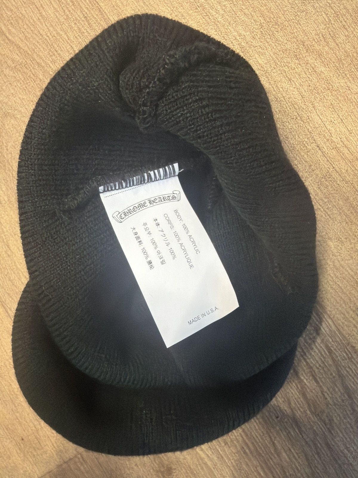 Chrome Hearts Chrome hearts beanie black CH Size ONE SIZE - 3 Thumbnail