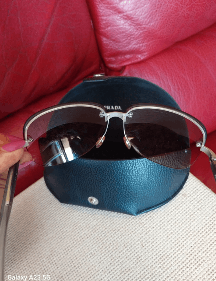 Prada PRADA Sunglasses Star Sport Red Tab Shield Mask Symbole Size ONE SIZE - 3 Thumbnail
