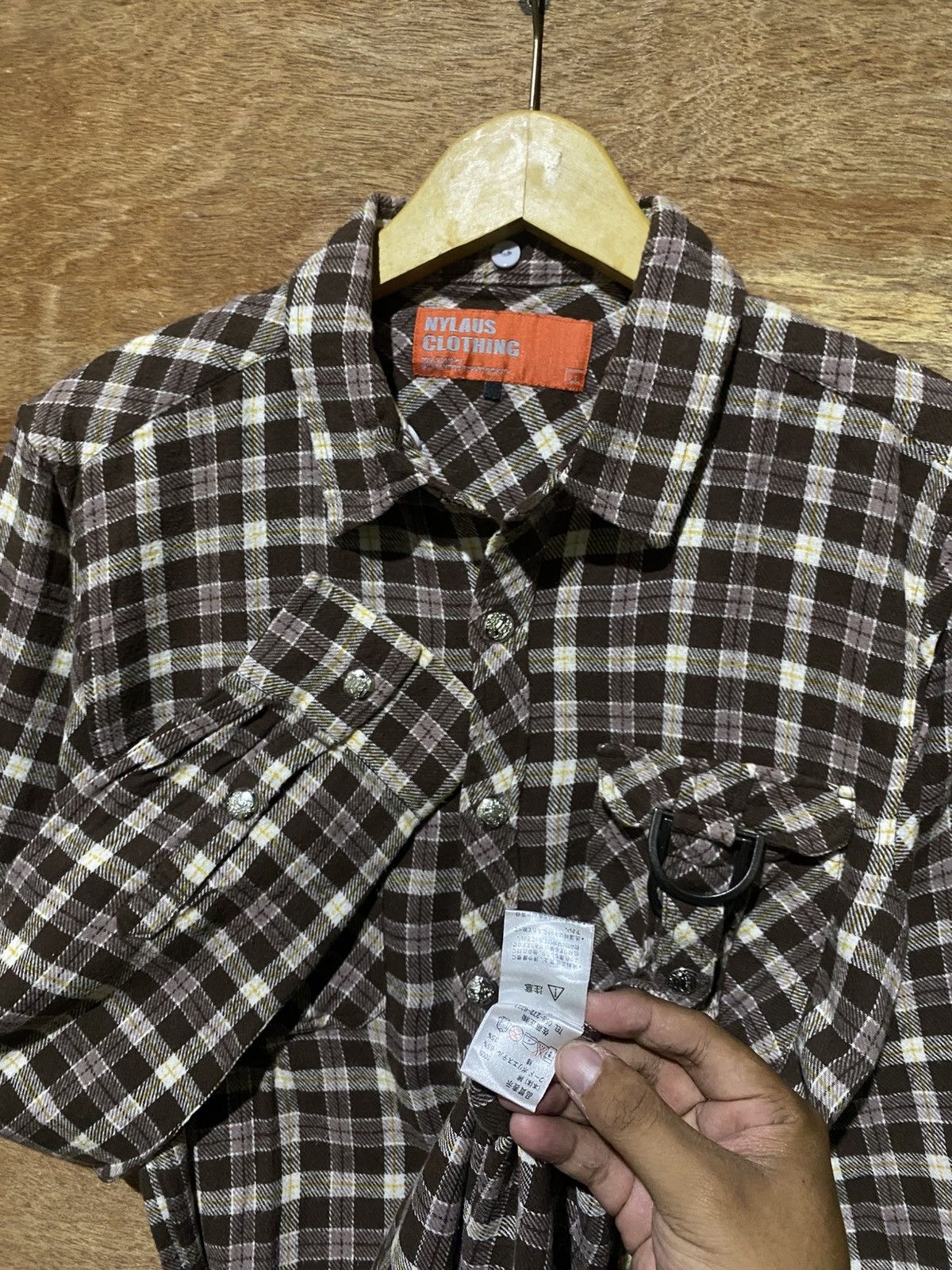 Japanese Brand Nylaus bondage plaid flannelshirt Size US M / EU 48-50 / 2 - 5 Thumbnail