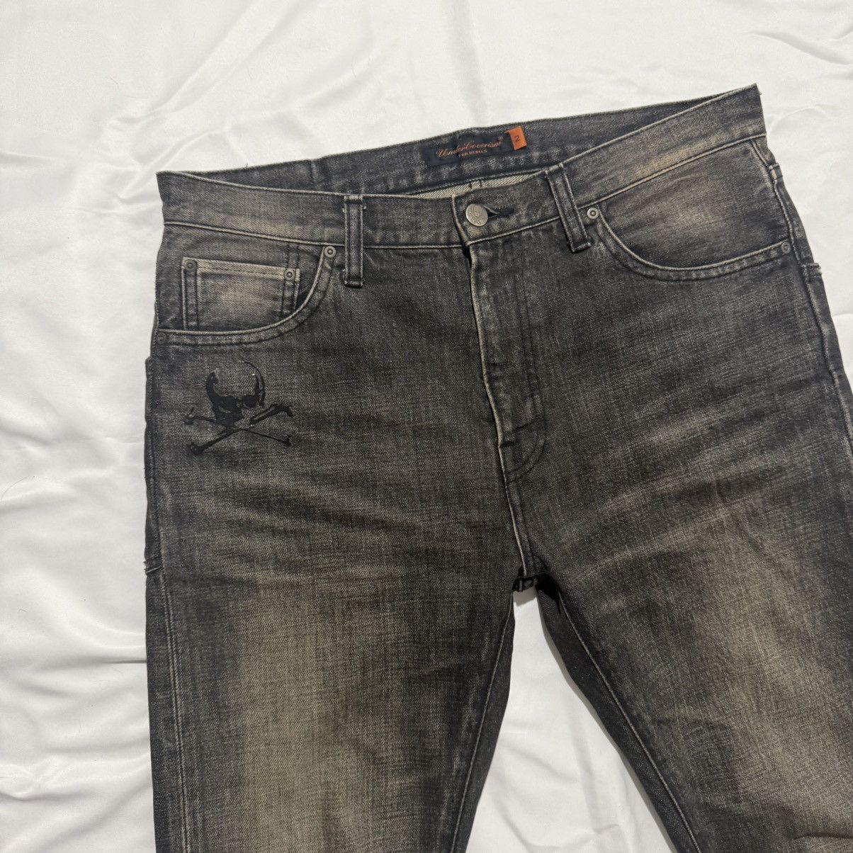 Undercover Undercover “Arts & Crafts” Skull Denim Size US 32 / EU 48 - 3 Thumbnail