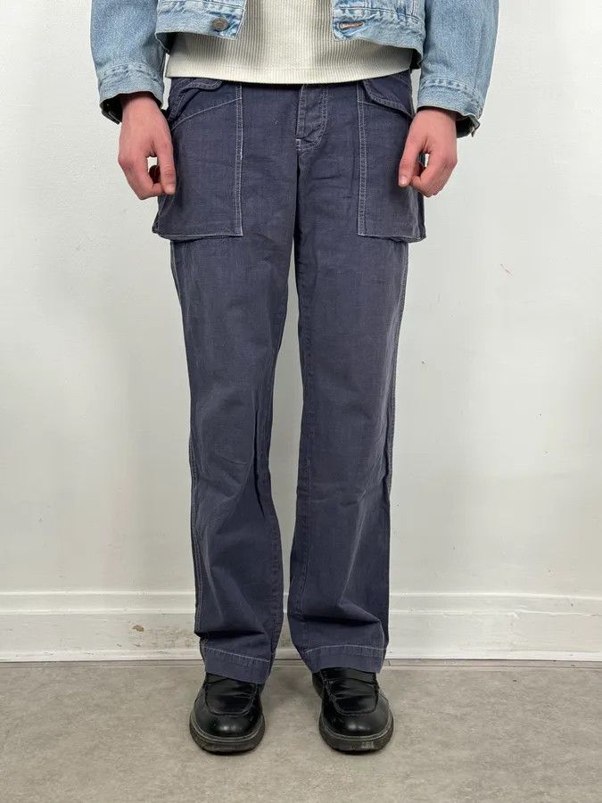 Armani Armani Archive Smooth Cargo Pants Size US 32 / EU 48 - 2 Thumbnail