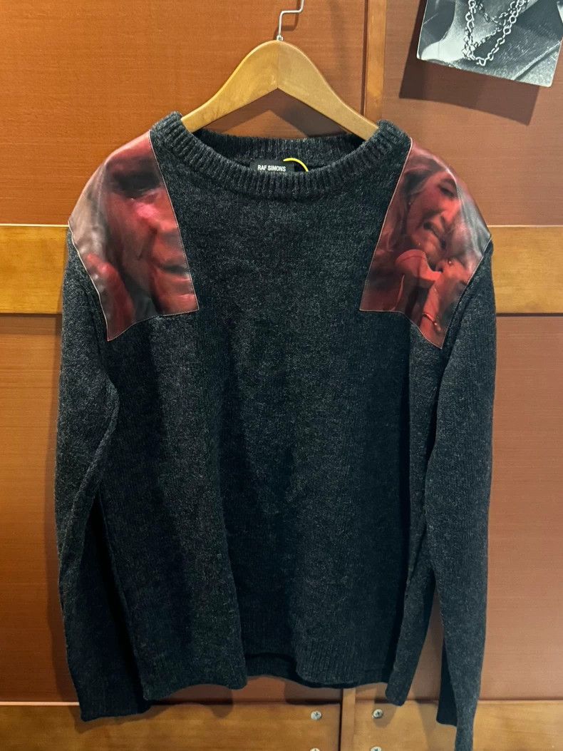 Raf Simons Raf simons 19AW Blue Velvet Patch Photo Printed Long Sleev Size US S / EU 44-46 / 1 - 1 Thumbnail