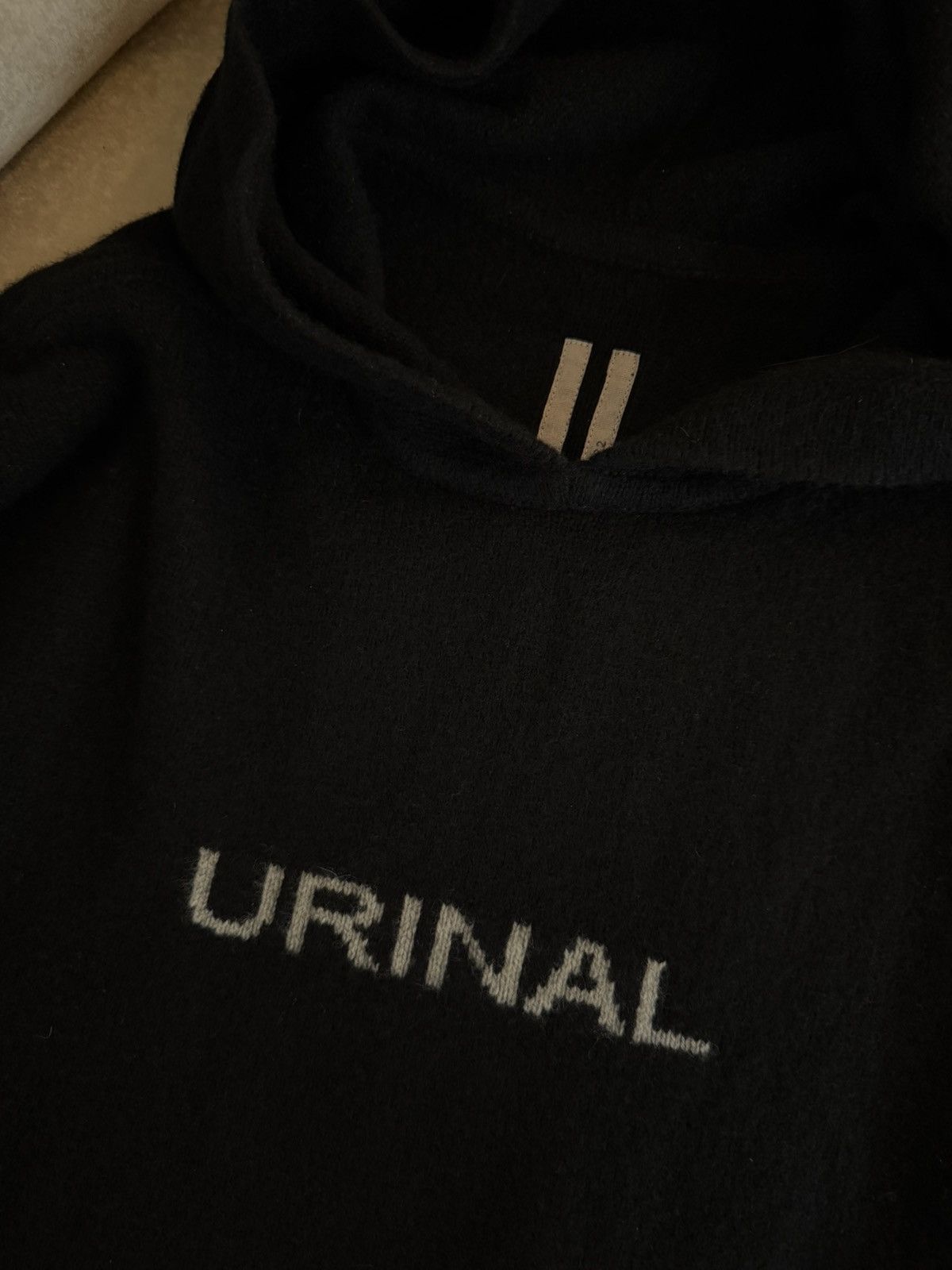 Rick Owens FW22 Strobe Urinal Cashmere Hoodie sz L Size US L / EU 52-54 / 3 - 4 Thumbnail