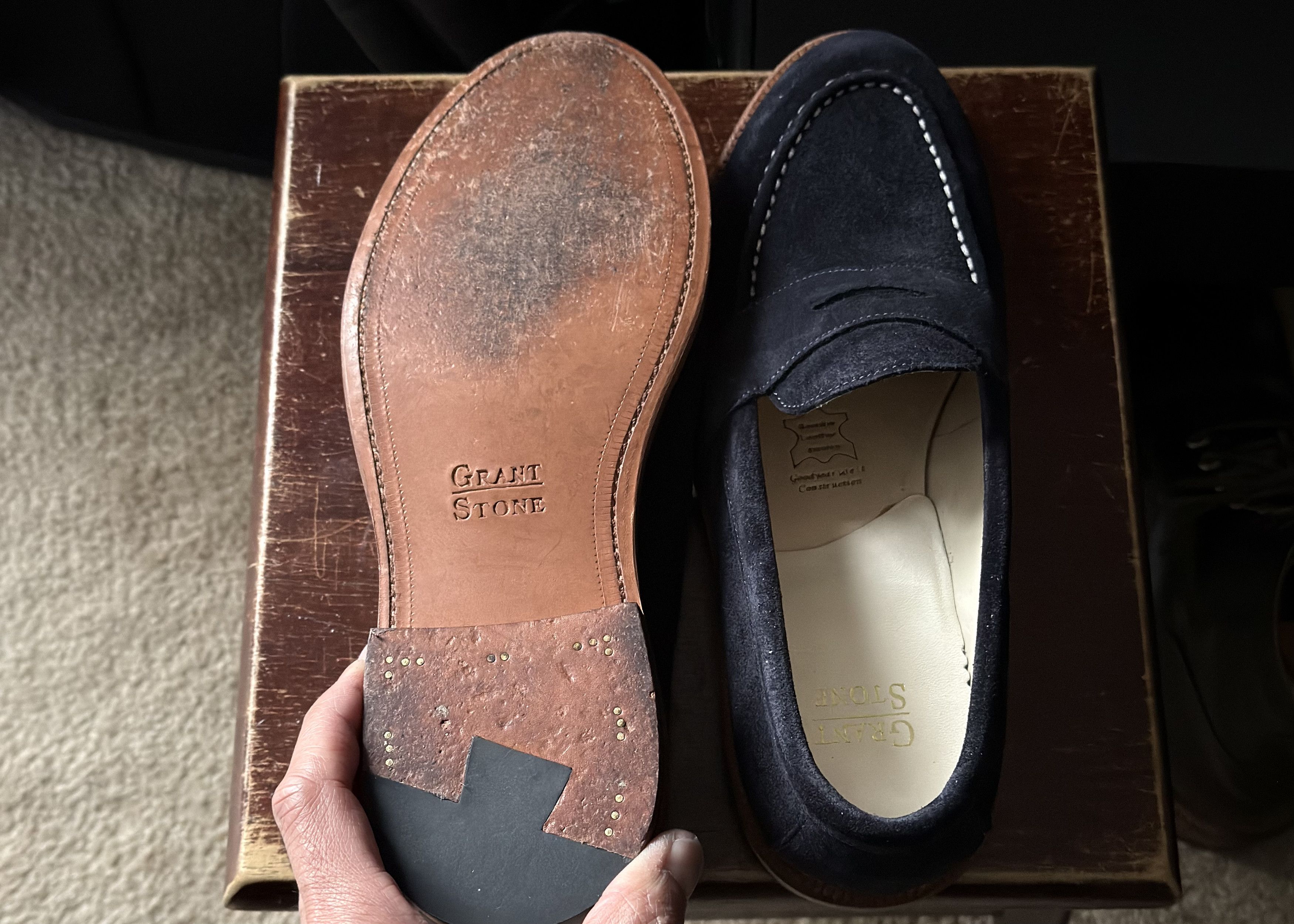 Grant Stone Grant Stone Midnight Suede Traveler in 9E Size US 9 / EU 42 - 6 Thumbnail