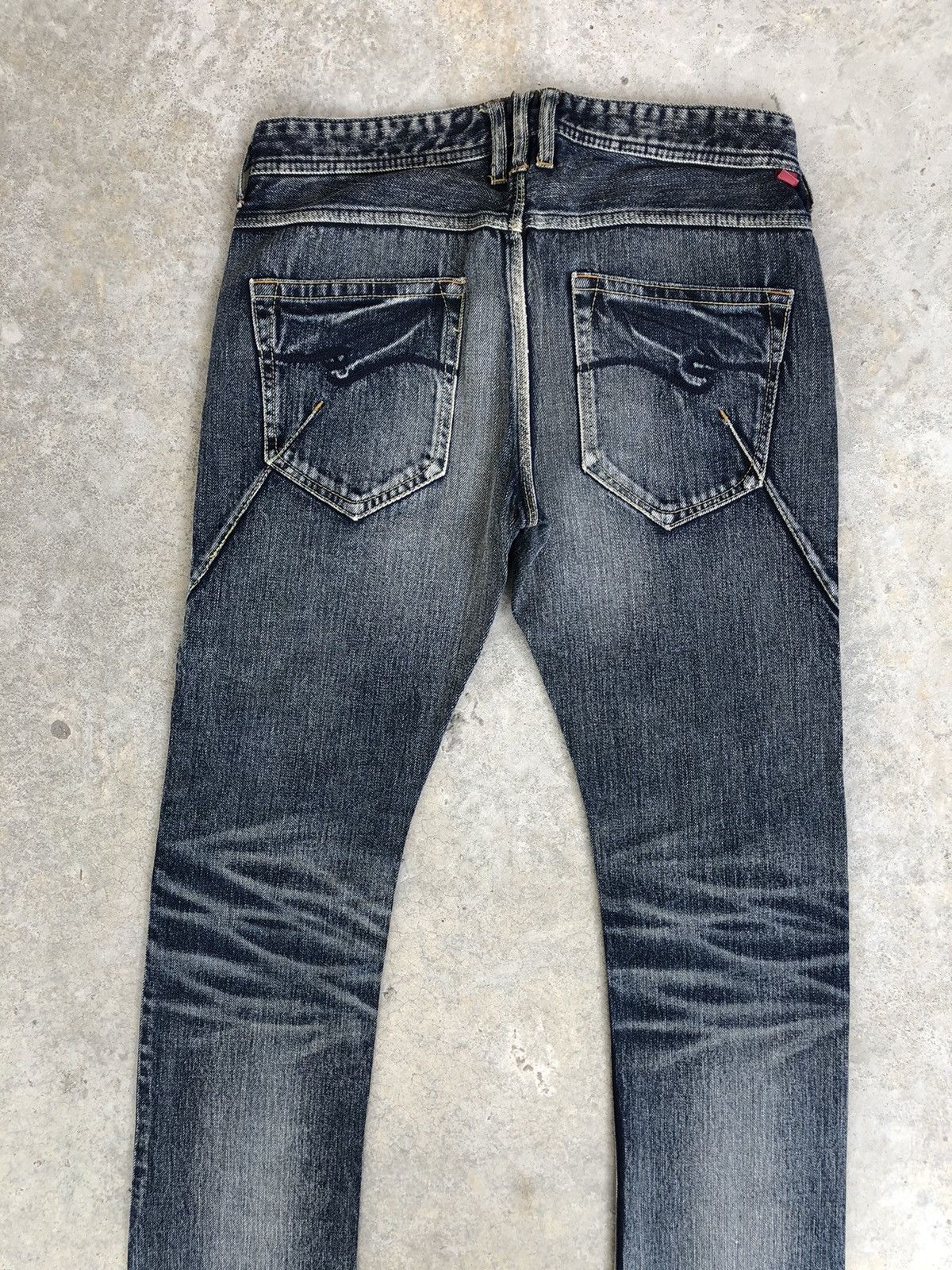 If Six Was Nine Japanese Rielabo Flared Jeans Distressed Jeans Size US 32 / EU 48 - 8 Thumbnail