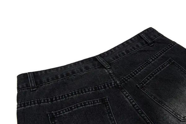 Vintage Retro punk casual loose wide-leg washed distressed jeans Size US 32 / EU 48 - 4 Thumbnail
