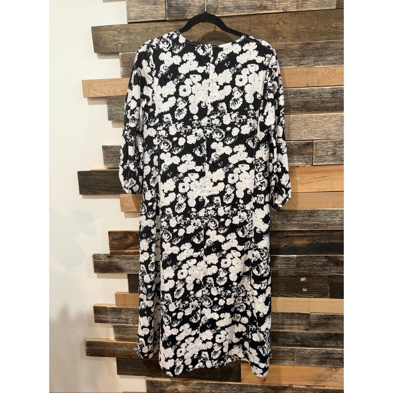 Everlane THE LINEN A-LINE MIDI DRESS oversized size 0