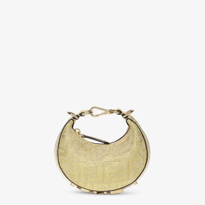 Fendi o1s1wg111225 Size:OS/Nano Fendighraphy in Golden Size ONE SIZE - 2 Thumbnail