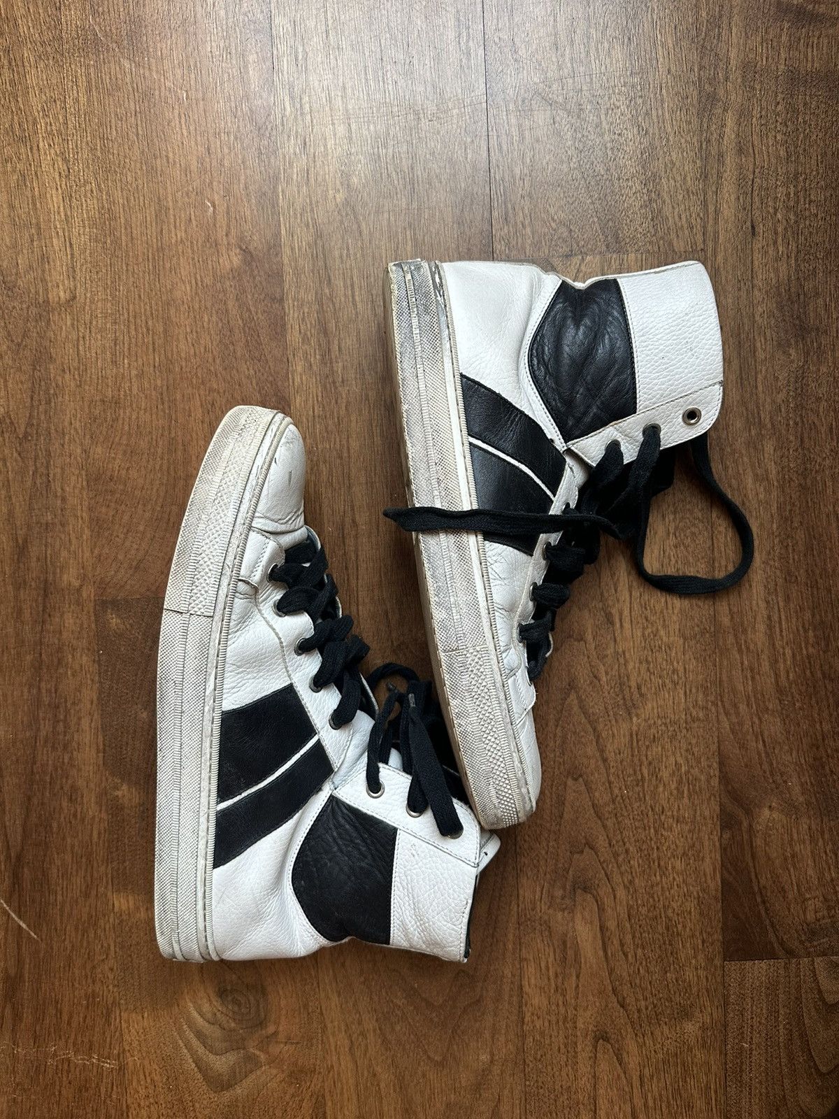 Amiri Amiri High Top Sneakers Size US 11.5 / EU 44-45 - 2 Thumbnail