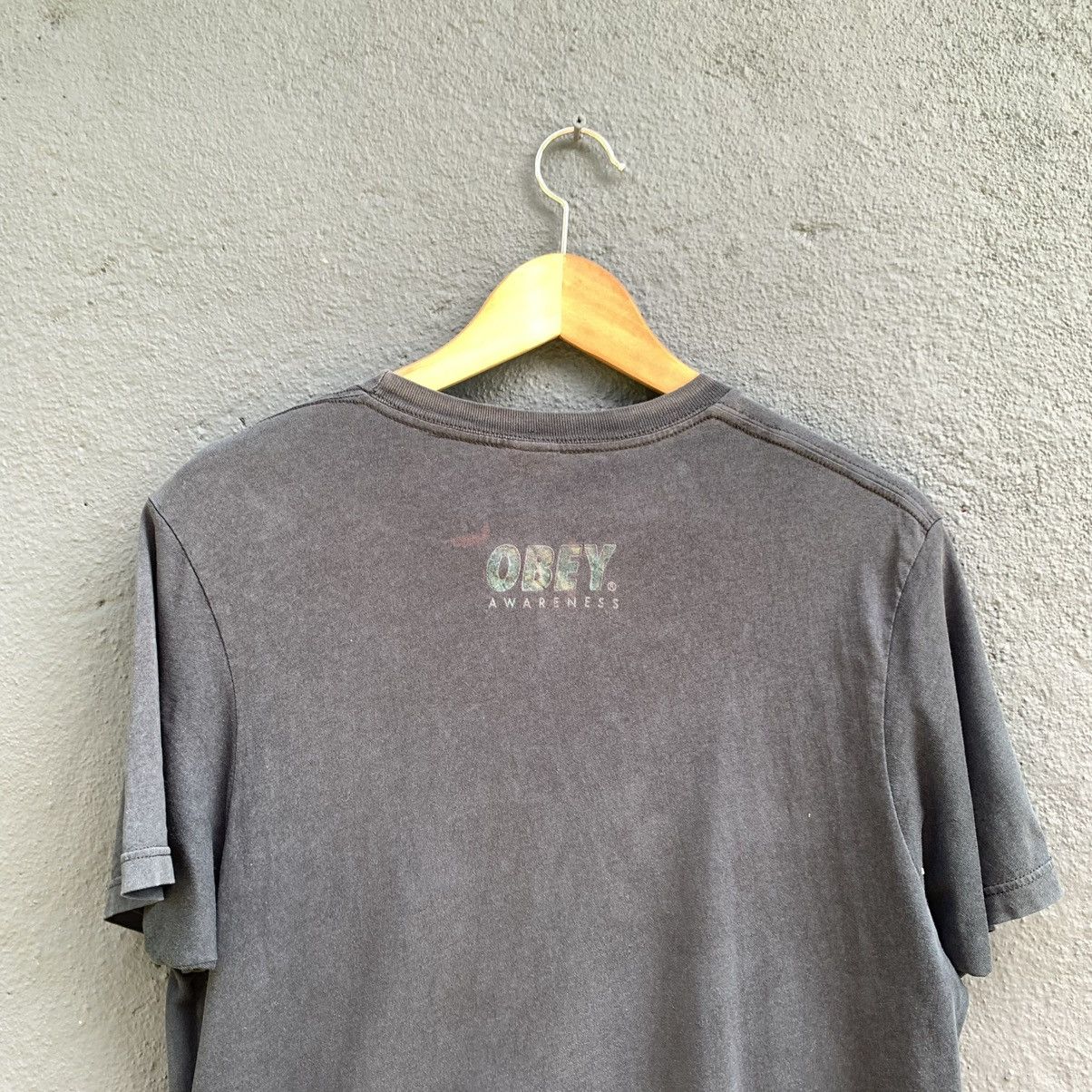 Obey Thrashed Faded Awareness Streetwear Tee Size US M / EU 48-50 / 2 - 5 Thumbnail