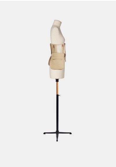 Dior o1w1db10924 Trench-Effect Cotton Bustier in Beige Size M / US 6-8 / IT 42-44 - 2 Thumbnail