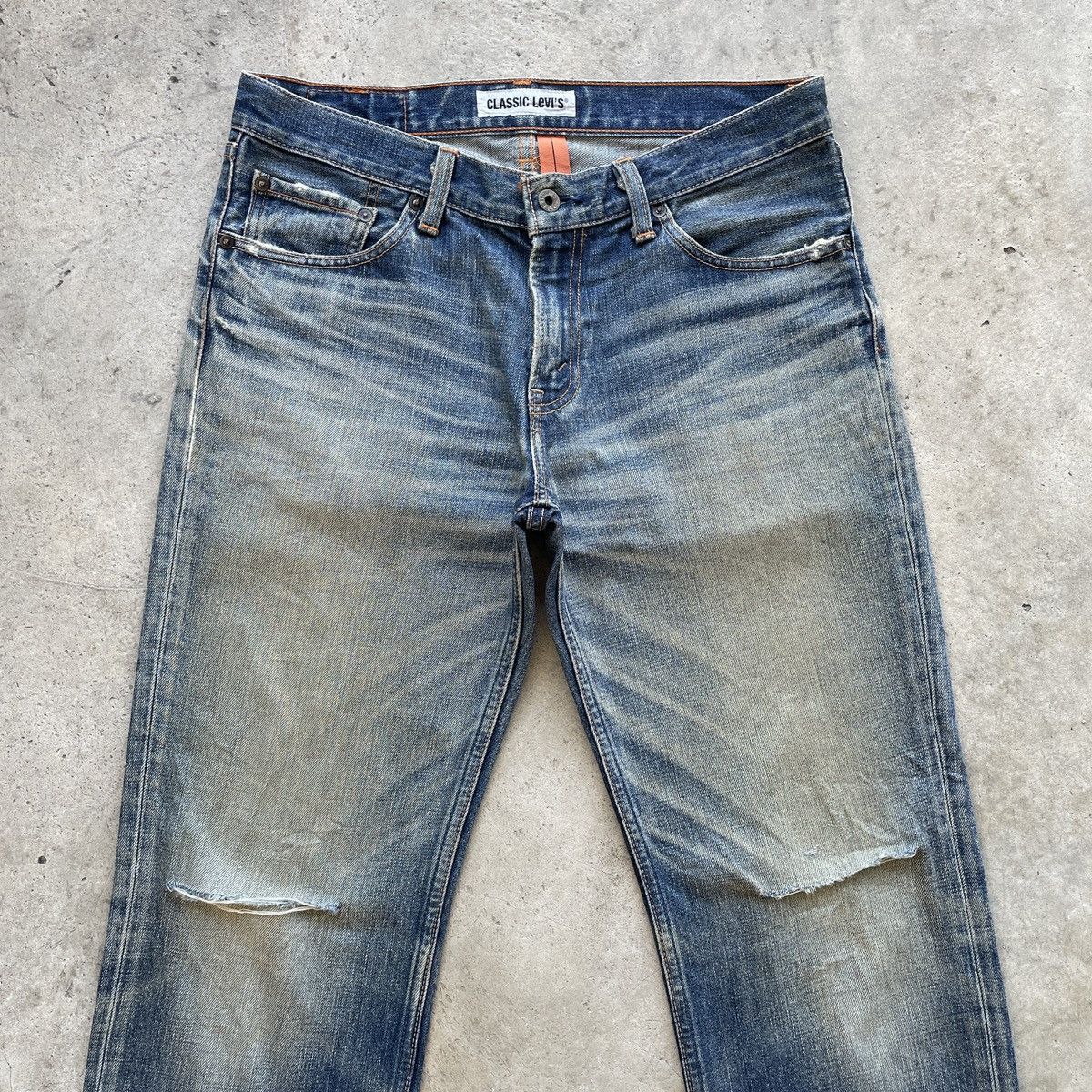 Levi's Vintage Levi’s 502 RUSTY Faded Distressed Jeans Denim Pants Size US 32 / EU 48 - 3 Thumbnail