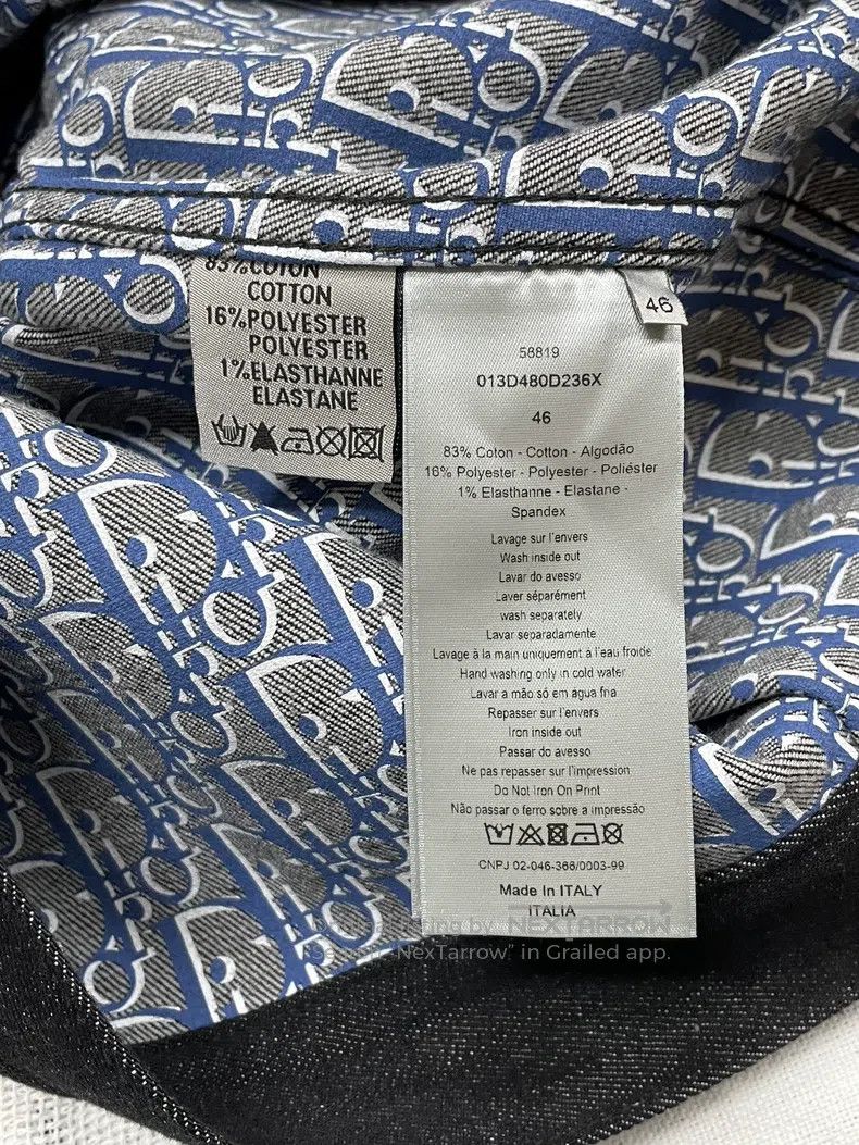 Dior Dior Denim jacket with a old flower inside Size US S / EU 44-46 / 1 - 6 Thumbnail