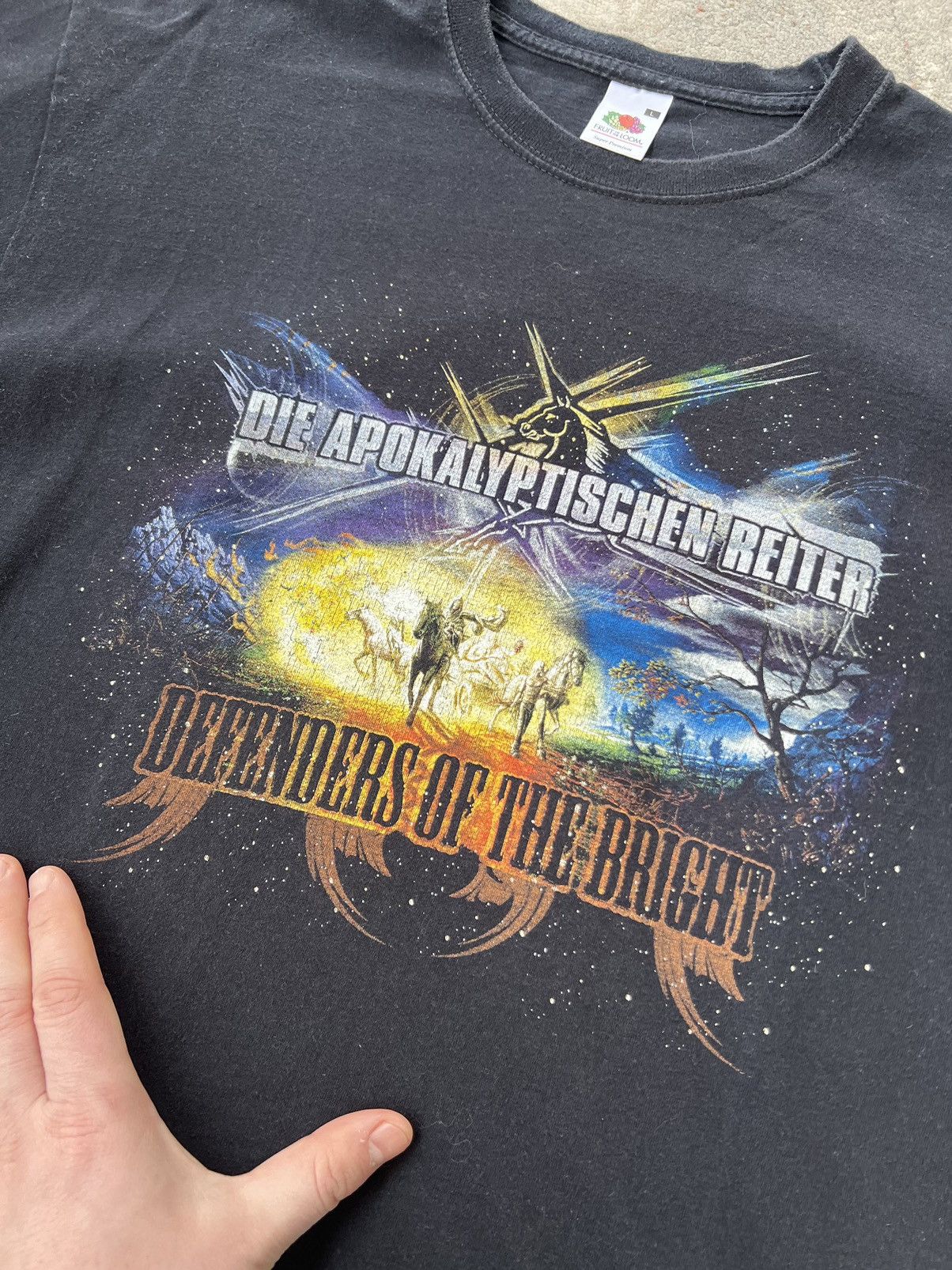 Band Tees 2006 Die Apokalyptischen Defenders Of The Bright Tee Size US L / EU 52-54 / 3 - 2 Thumbnail