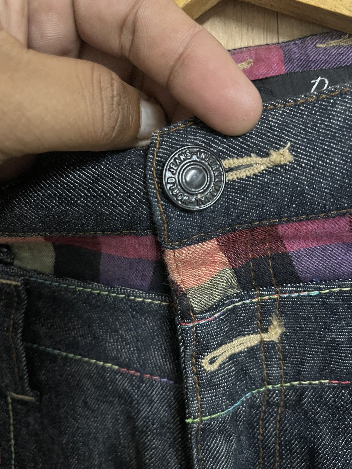Japanese Brand Japan Handcrafted Denim Double Waist W48 L42.5 Streetwear Size US 28 / EU 44 - 5 Thumbnail