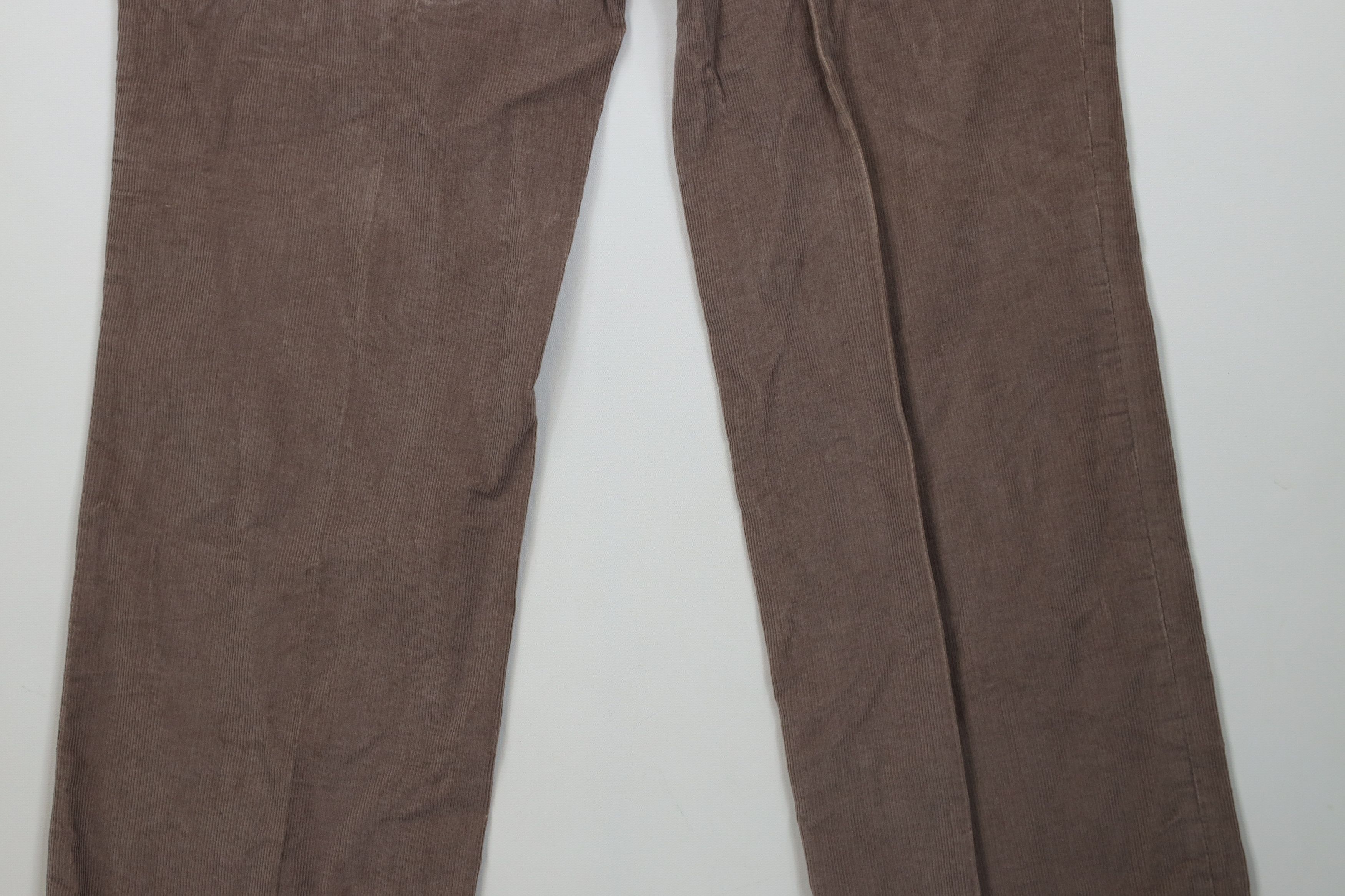 Vintage Vintage 90s Streetwear Wide Leg Corduroy Chino Pants Gray Size US 32 / EU 48 - 13 Thumbnail