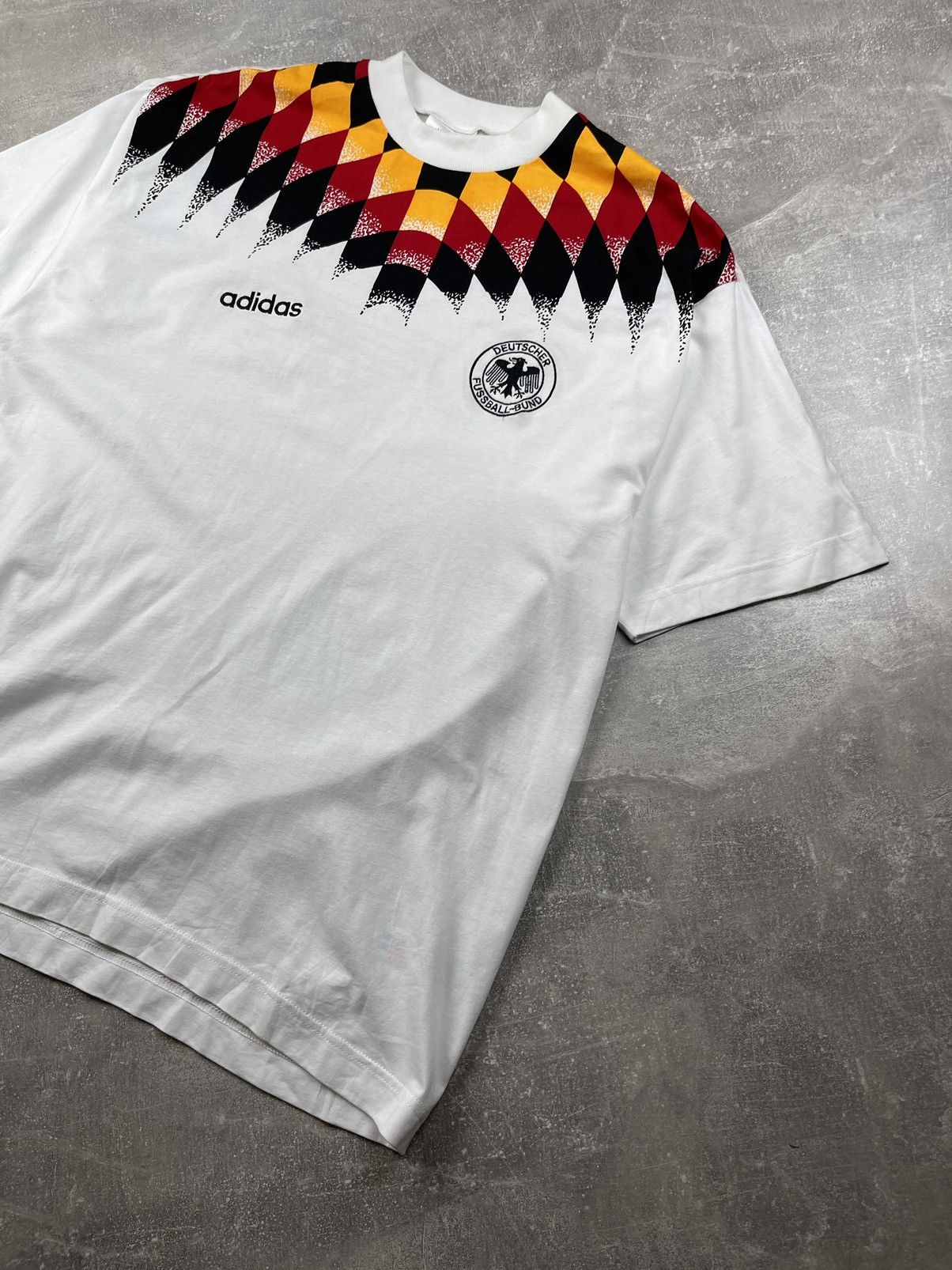 Adidas × Vintage Vintage Adidas 90s Germany Soccer Football Team Size US L / EU 52-54 / 3 - 2 Thumbnail