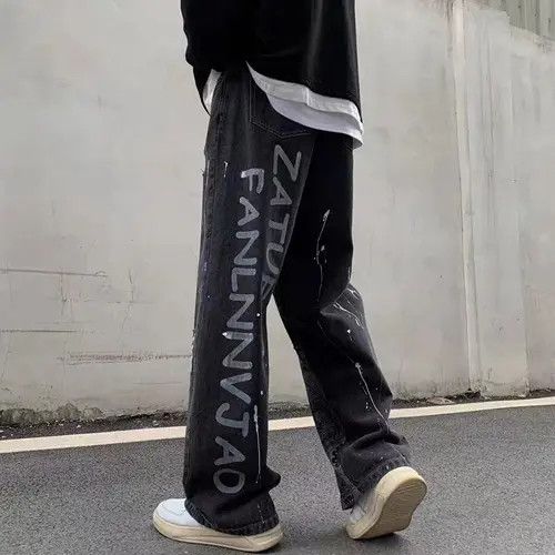 VIBE Retro patchwork printed ripped jeans Size US 32 / EU 48 - 7 Thumbnail