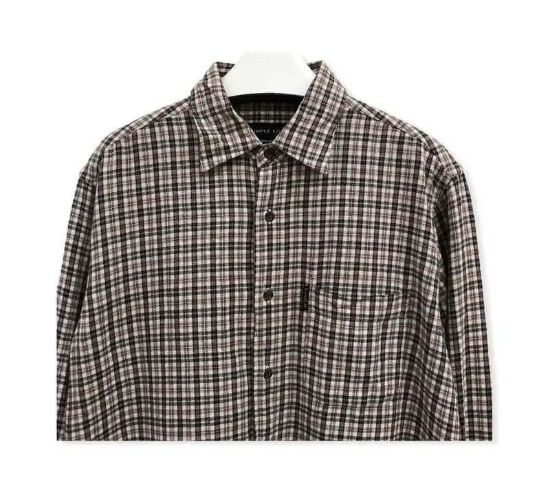 Flannel Vintage Simple life Plaid Tartan Flannel Shirt 👕 Size US M / EU 48-50 / 2 - 2 Thumbnail