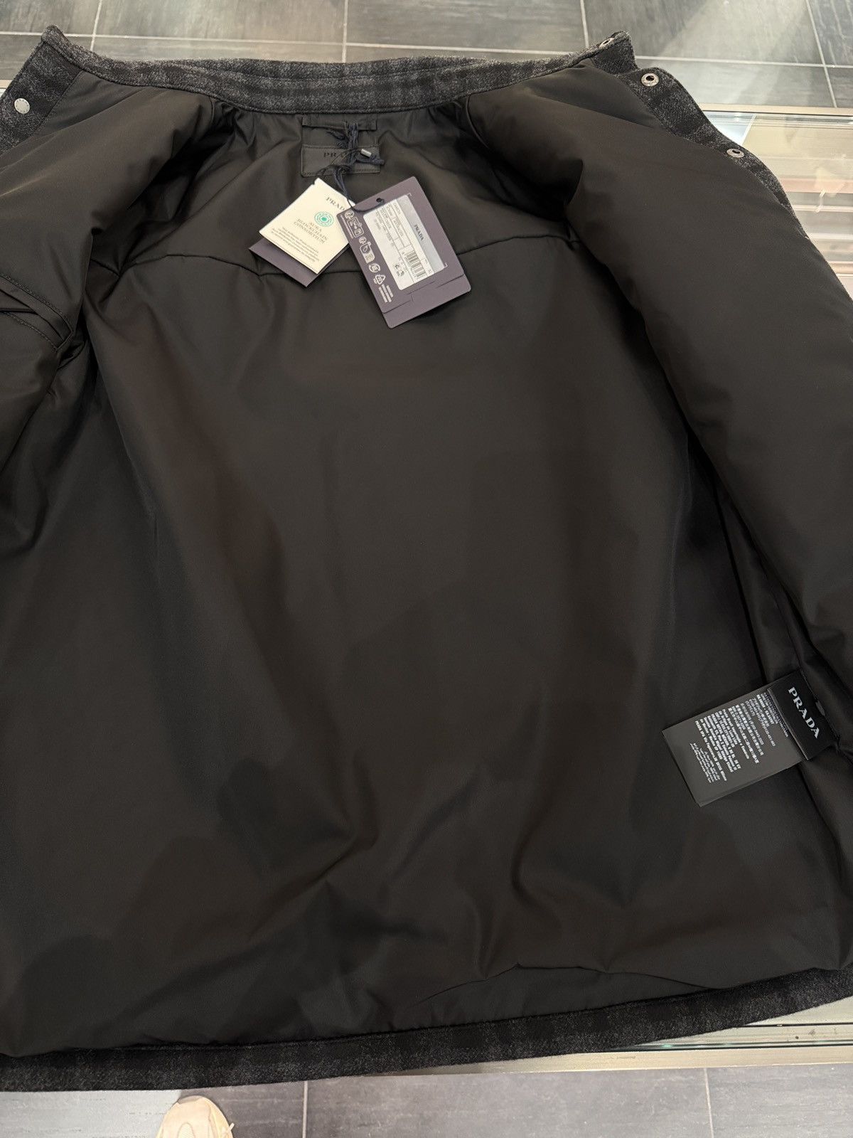 Prada Prada Wool Shirt Size US XL / EU 56 / 4 - 5 Thumbnail