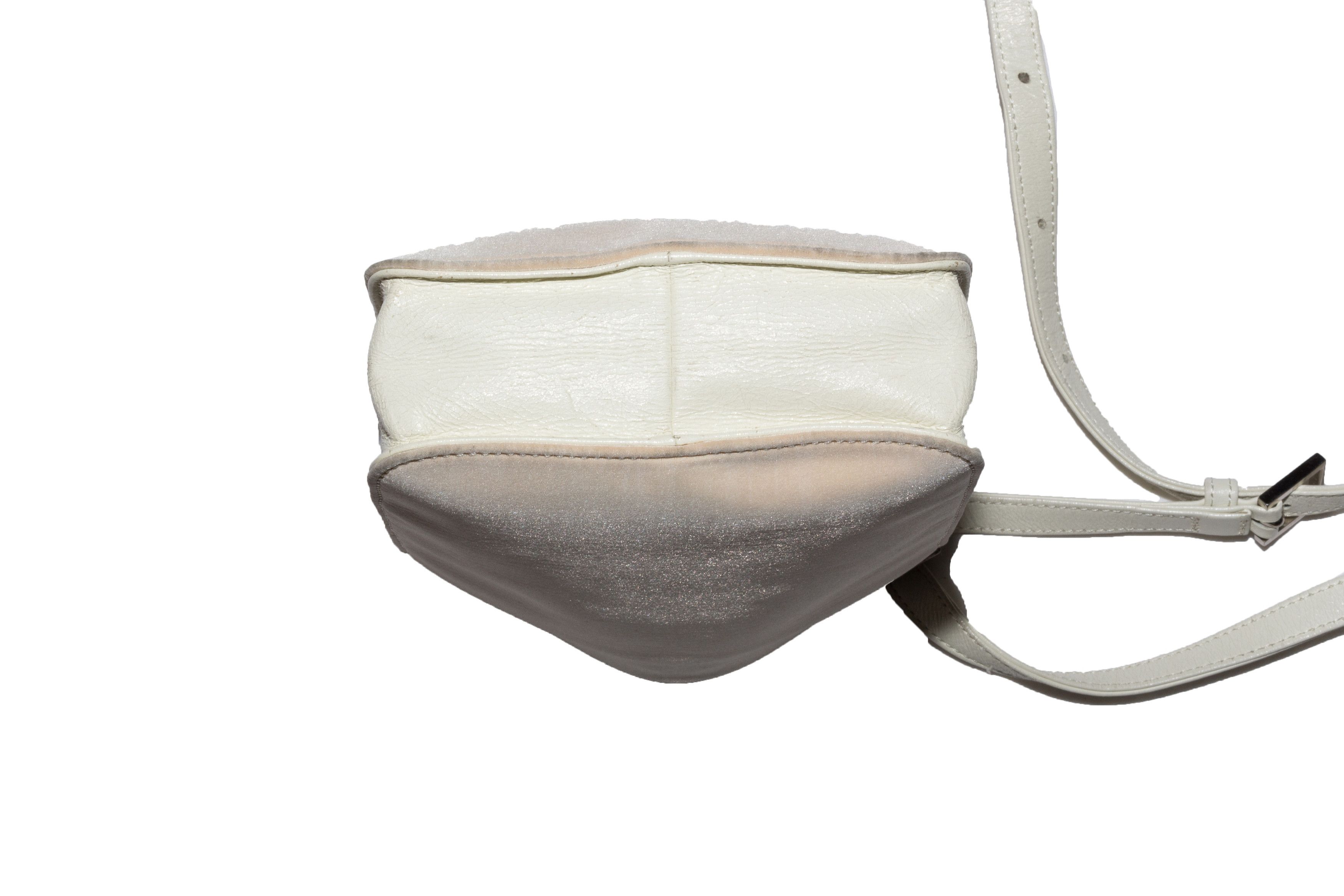 Issey Miyake LEATHER AND LAYERED POLYESTER TOP SHELL SHOULDER BAG Size ONE SIZE - 7 Thumbnail