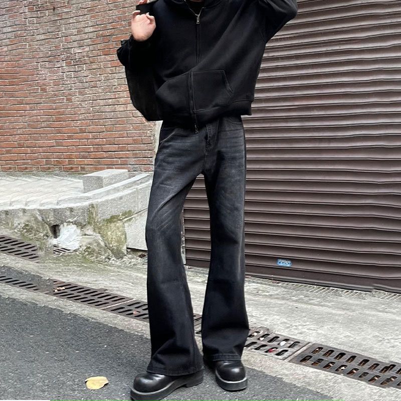 Japanese Brand × Jean Retro loose micro flared high street jeans Size US 30 / EU 46 - 6 Thumbnail