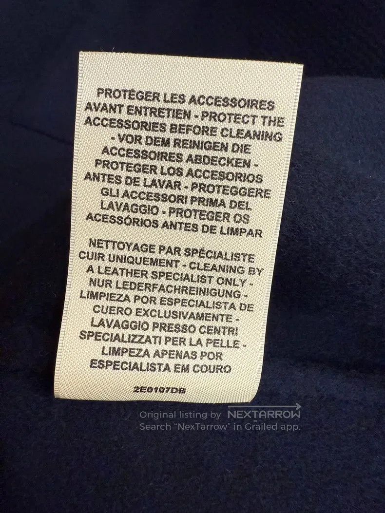 Hermes Hermes Navy Blue Cashmere Coat Size XXS / US 00 / IT 34 - 6 Thumbnail