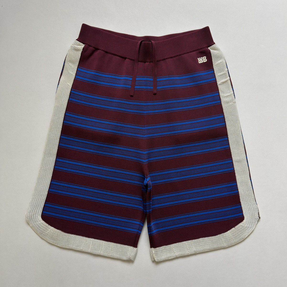 Wales Bonner Sample ‘Music’ Striped Tech Knit Shorts Size US 32 / EU 48 - 11 Thumbnail