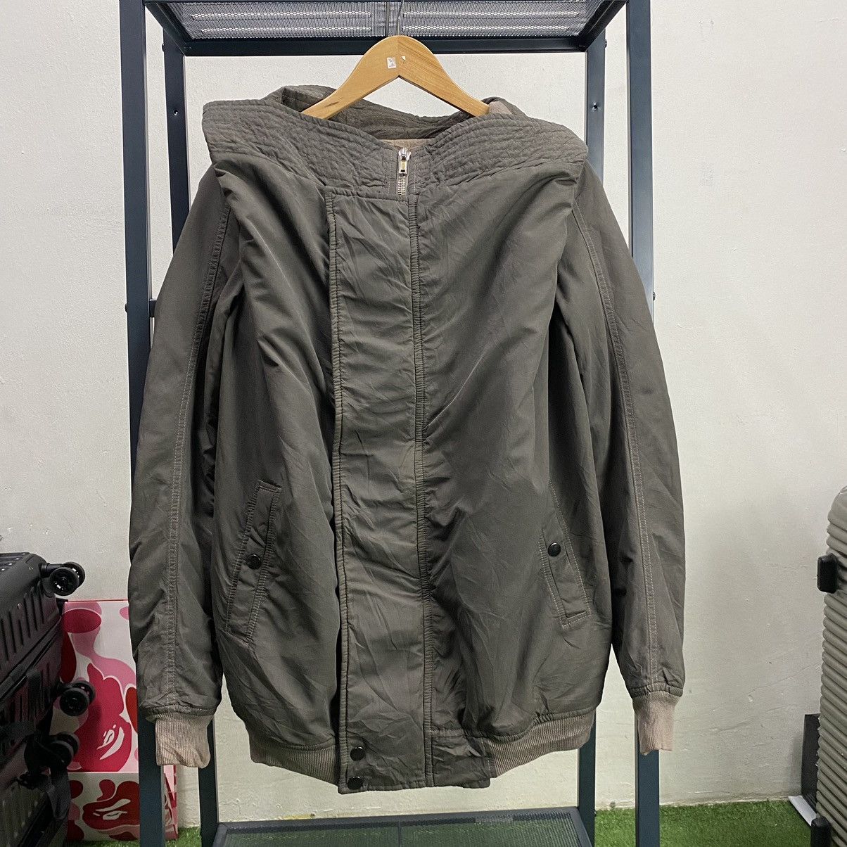 Rick Owens × Rick Owens Drkshdw Exploder parka jacket with body strap Size US XS / EU 42 / 0 - 4 Thumbnail