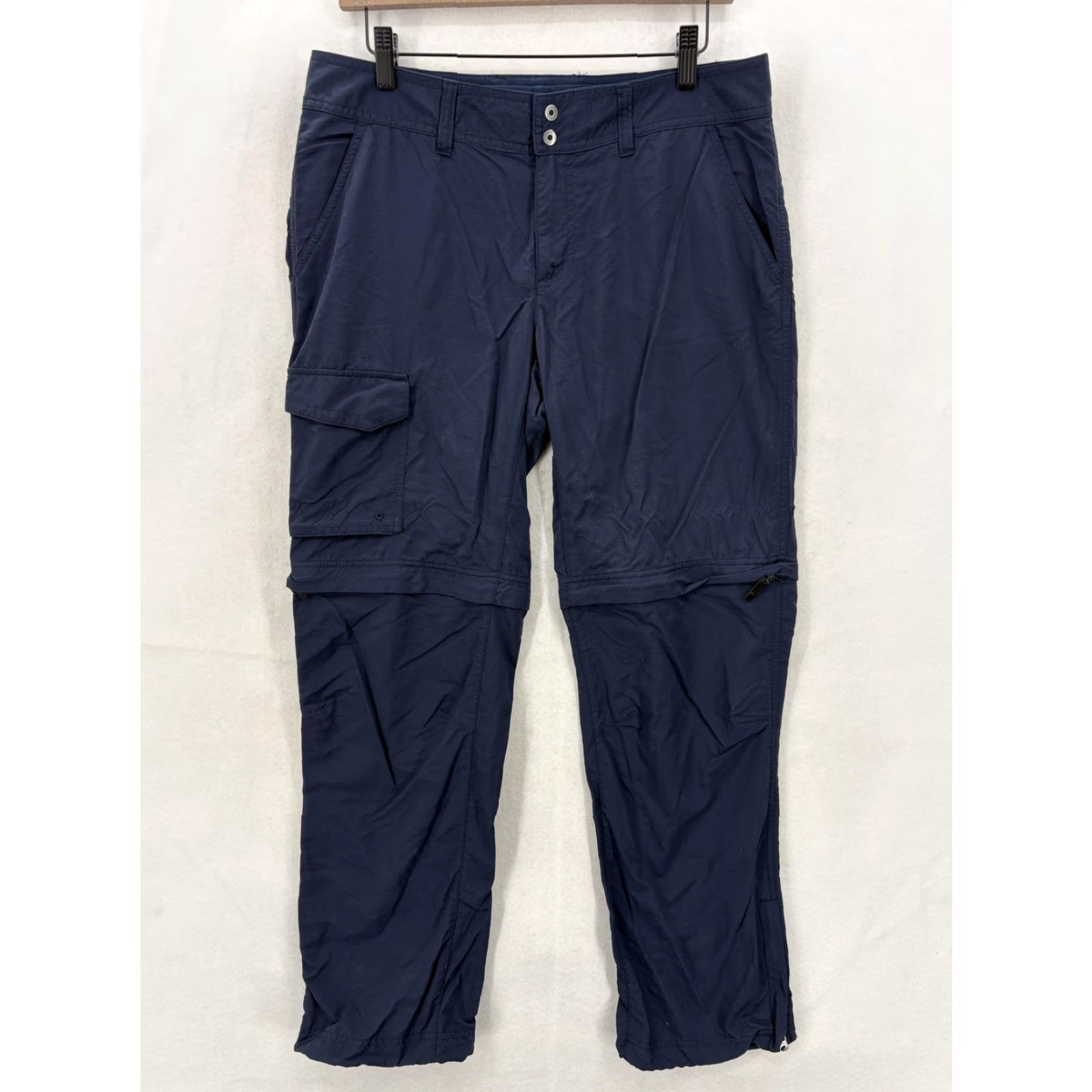 Vintage Columbia Palm Peak PFG Convertible Pants Womens 10 Short Blue Hiking Fishing Pants Mens Womens? Size 32" / US 10 / IT 46 - 2 Thumbnail