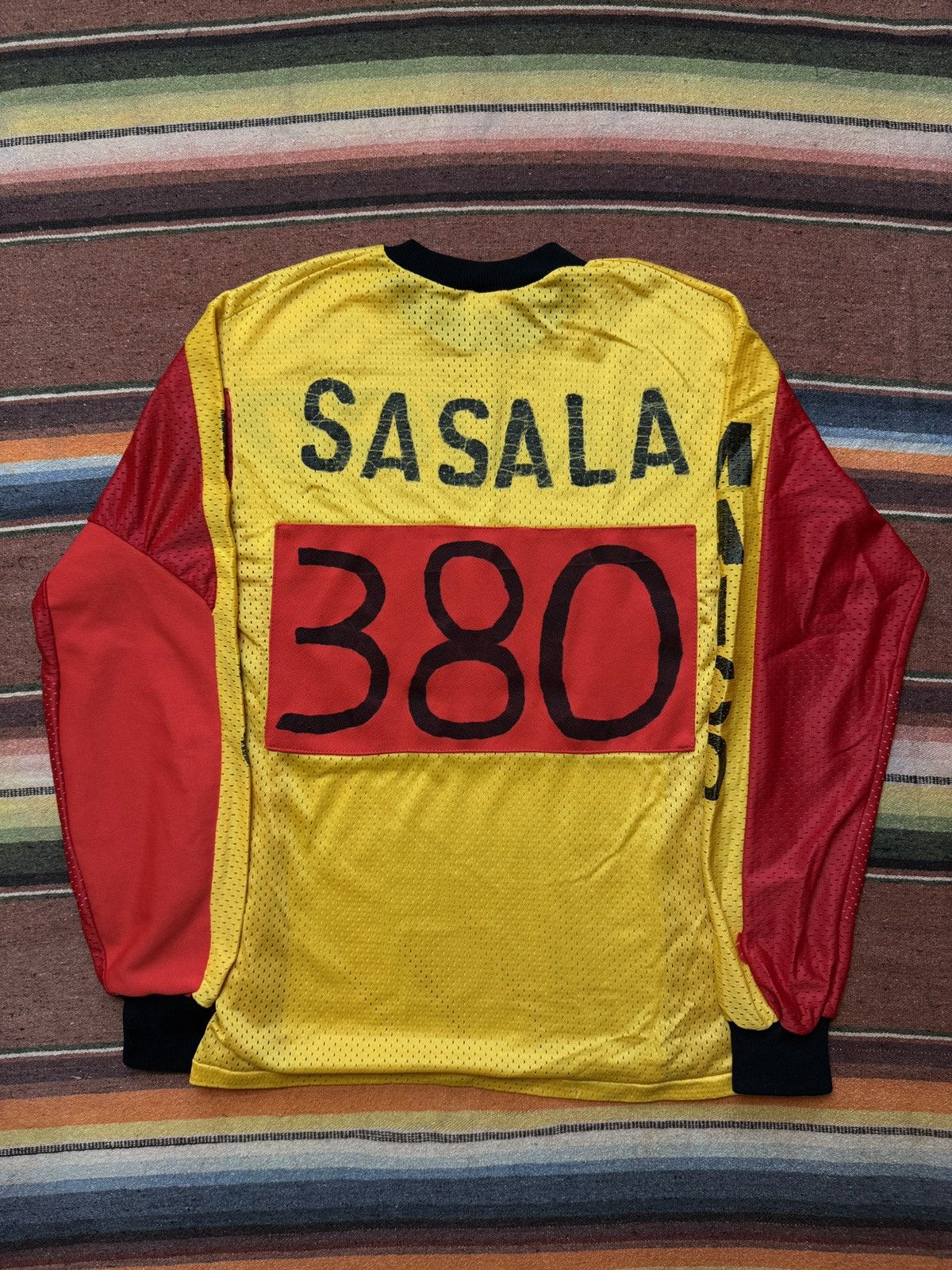 Vintage Vintage 1970's Maico Motorcycle Racing Jersey Shirt Size US L / EU 52-54 / 3 - 8 Thumbnail