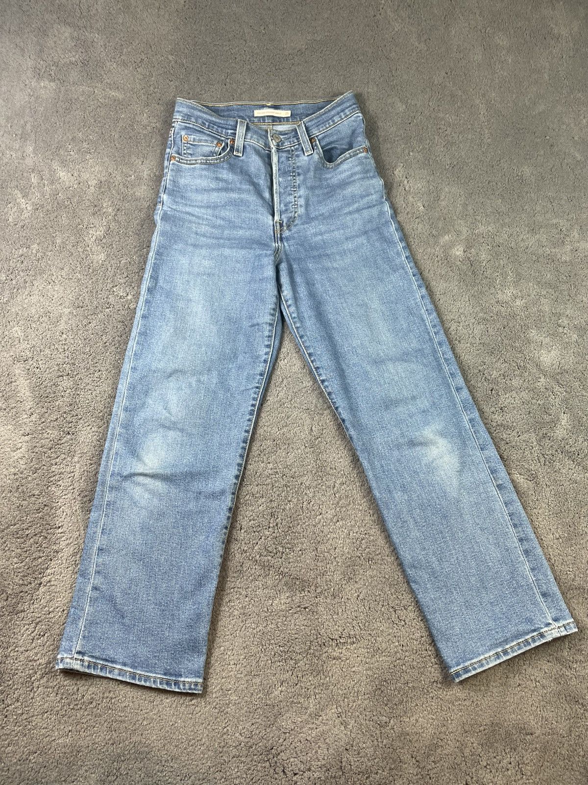 Levi's Jean’s Levi’s Ribcage Straight Ankle W25 L27 Size 25" / US 0 / IT 36 - 2 Thumbnail