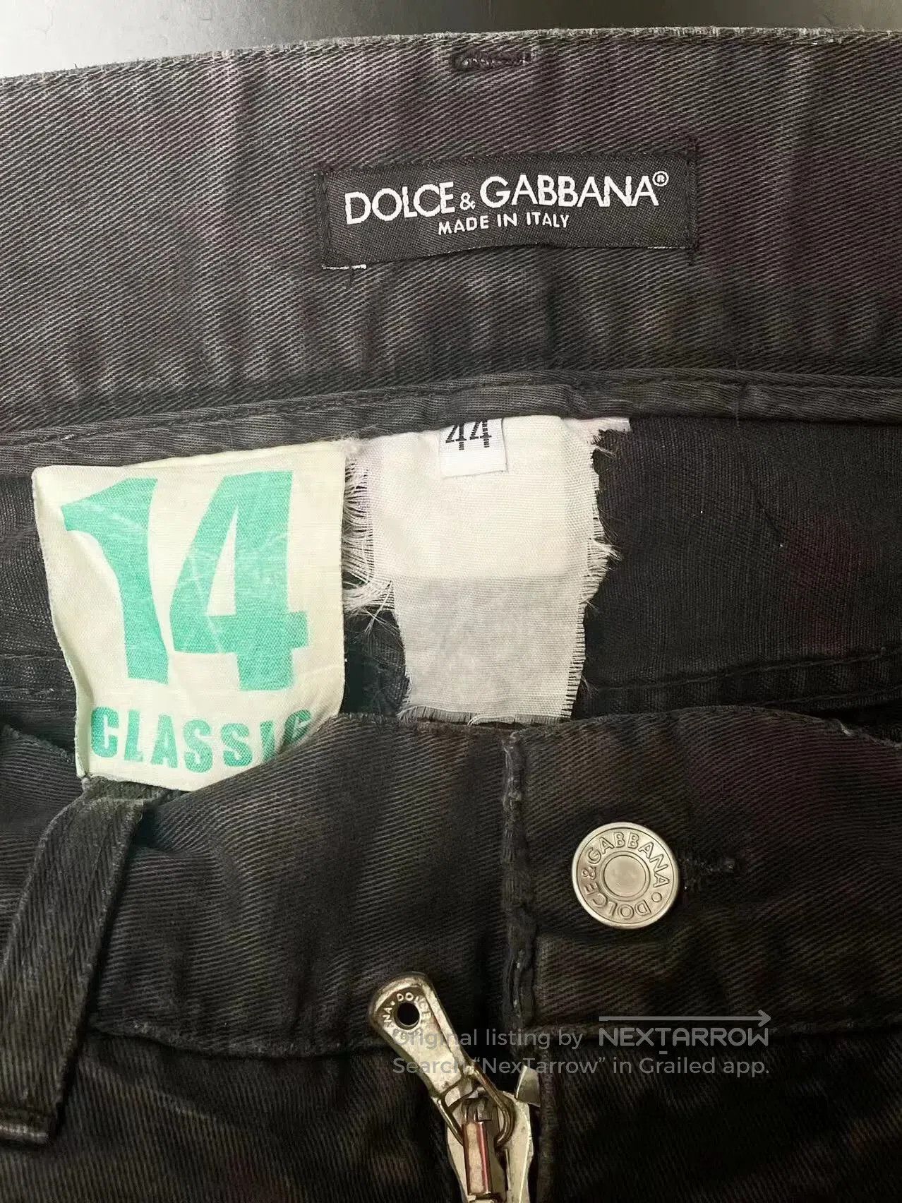 Dolce & Gabbana Dolce & Gabbana Distressed Black Jeans. Size 28" / US 6 / IT 42 - 8 Thumbnail