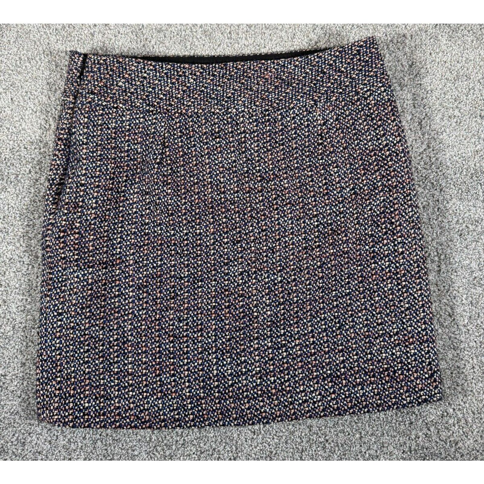 Loft Loft Mini Skirt Size 6 Bouclé Tweed Chic Office Twee Wool Size 28" / US 6 / IT 42 - 9 Thumbnail