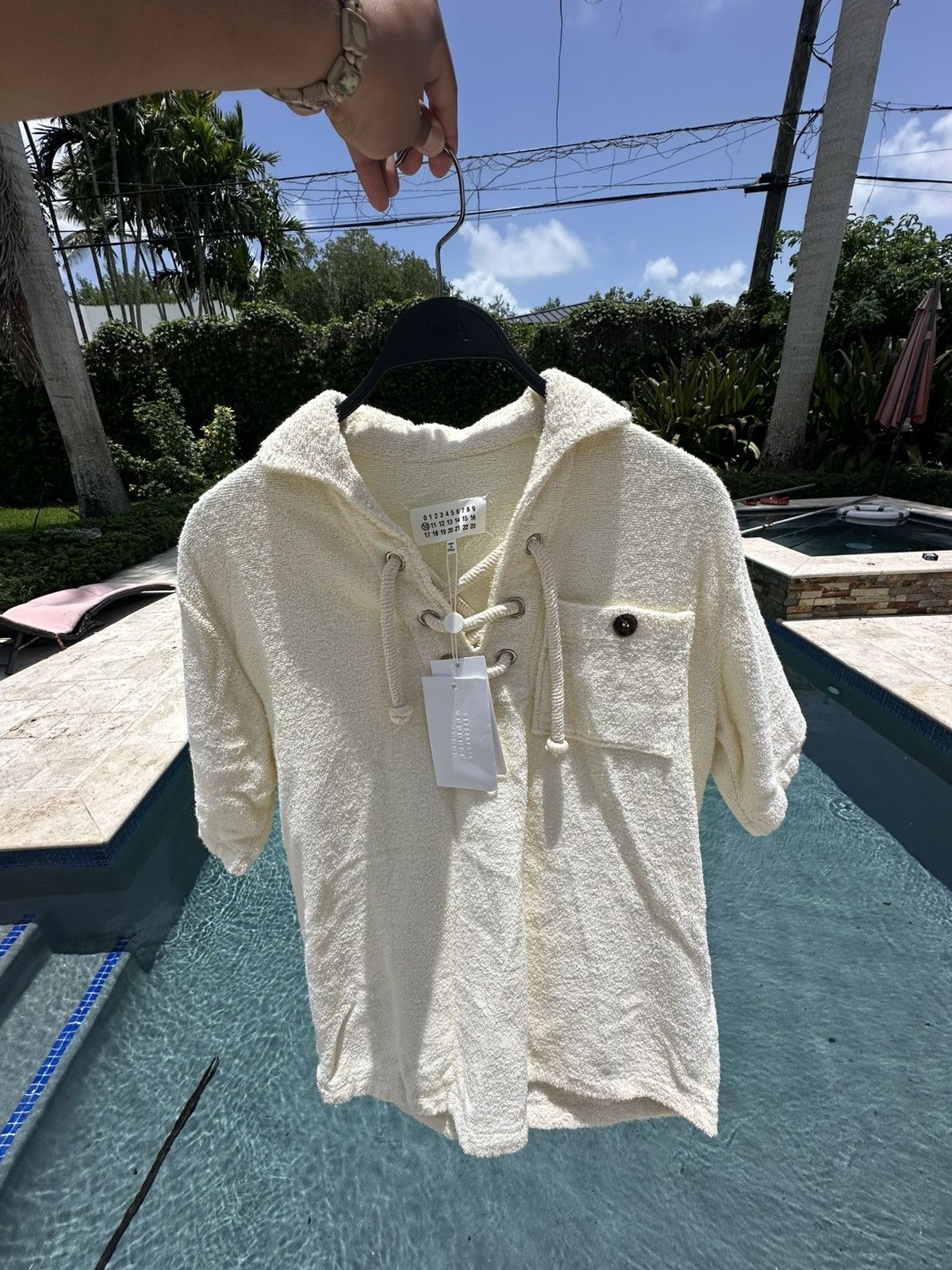 Maison Margiela Maison Margiela SS23 Terry Knit Polo Small Size US S / EU 44-46 / 1 - 1 Thumbnail
