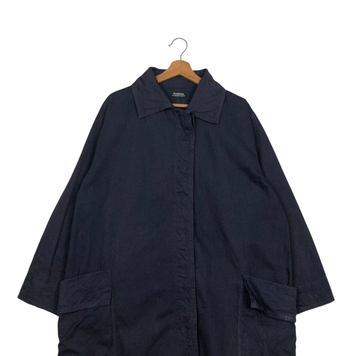 Japanese Brand 🔥RICH BLACK VTG LONG JACKET YACCOMARICARD ISSEY MIYAKE Size US L / EU 52-54 / 3 - 4 Thumbnail