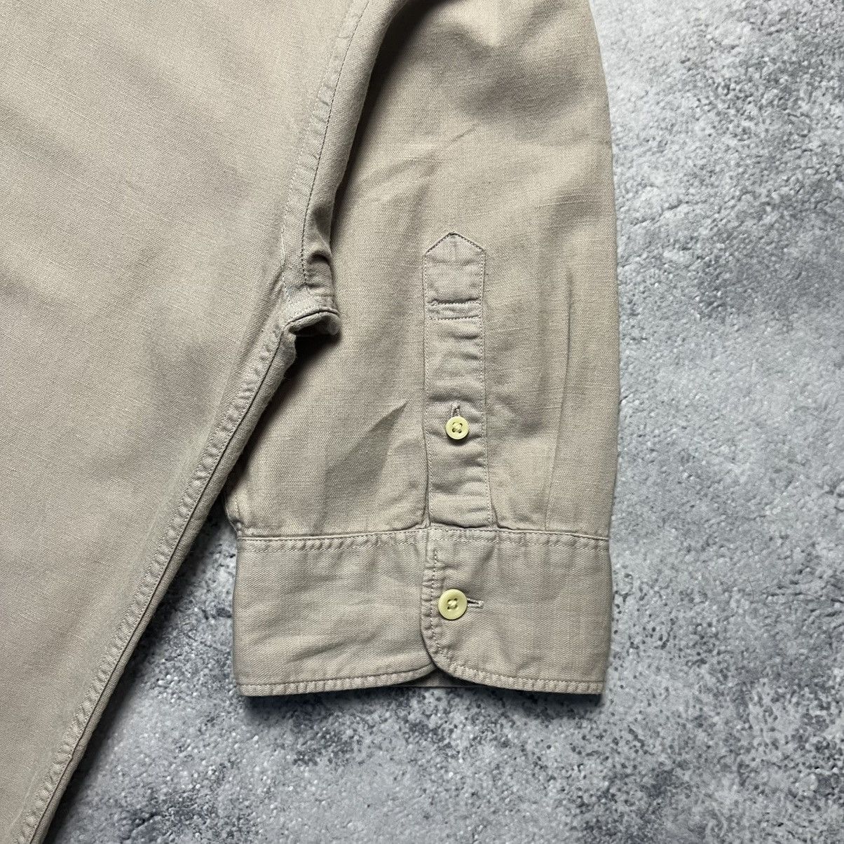 Allsaints Vintage Allsaints Brown Shirt Button Up Short Sleeve Y2K Size US M / EU 48-50 / 2 - 16 Thumbnail