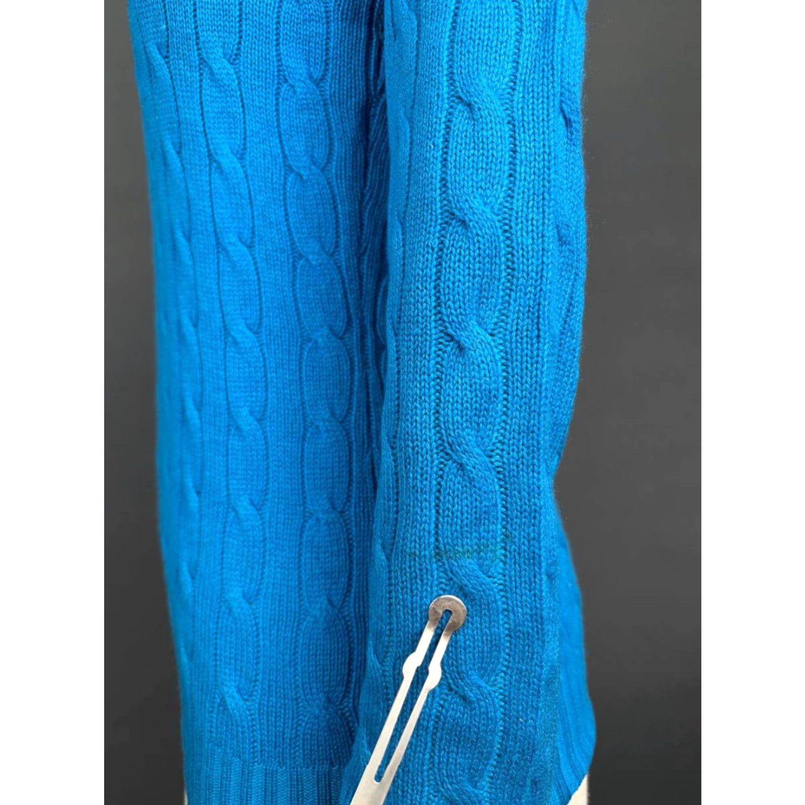 Ralph Lauren Ralph Lauren Womens Knit Sweater Size M Blue Cashmere Long Sleeve Slim Fit Size M / US 6-8 / IT 42-44 - 6 Thumbnail