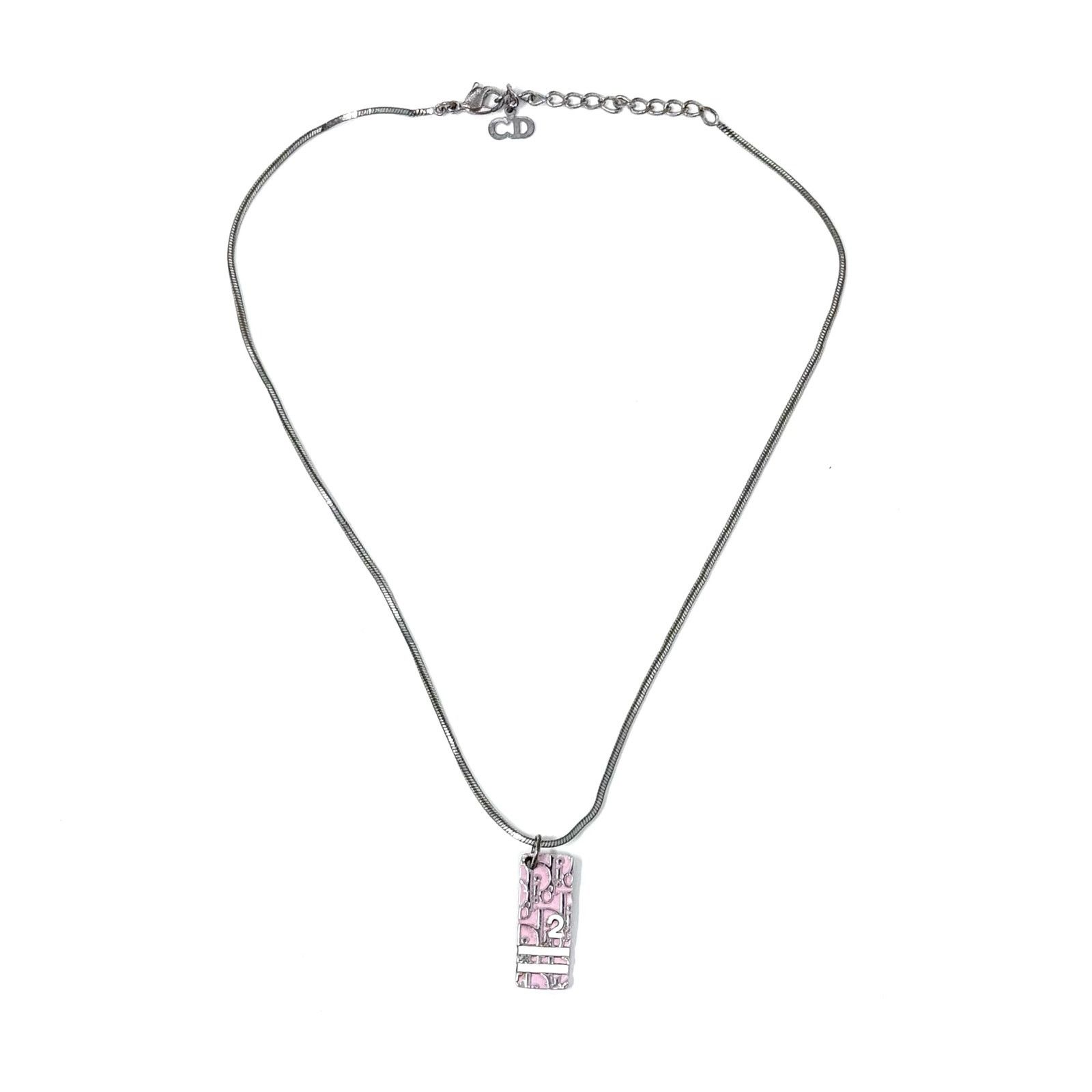 Dior Dior Oblique ’2’ Necklace Size ONE SIZE - 1 Thumbnail