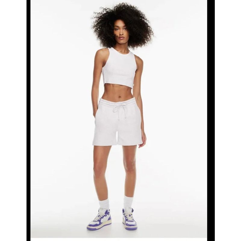 Aritzia NWT ARITZIA TNA Cozy Boyfriend High Rise Short - Cream XS Size 25" / US 0 / IT 36 - 1 Thumbnail