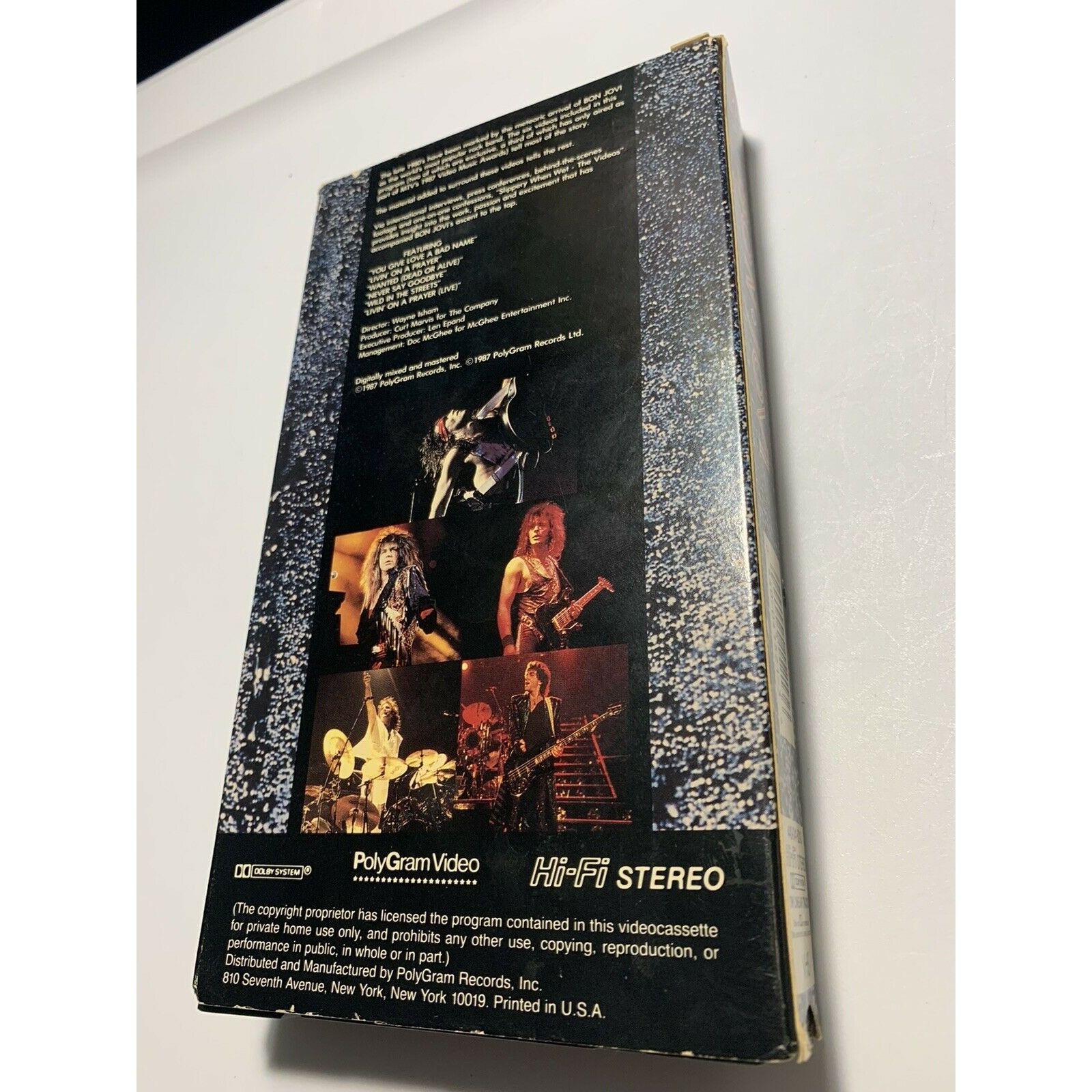 Other Bon Jovi Slippery When Wet [VHS] Size ONE SIZE - 4 Thumbnail