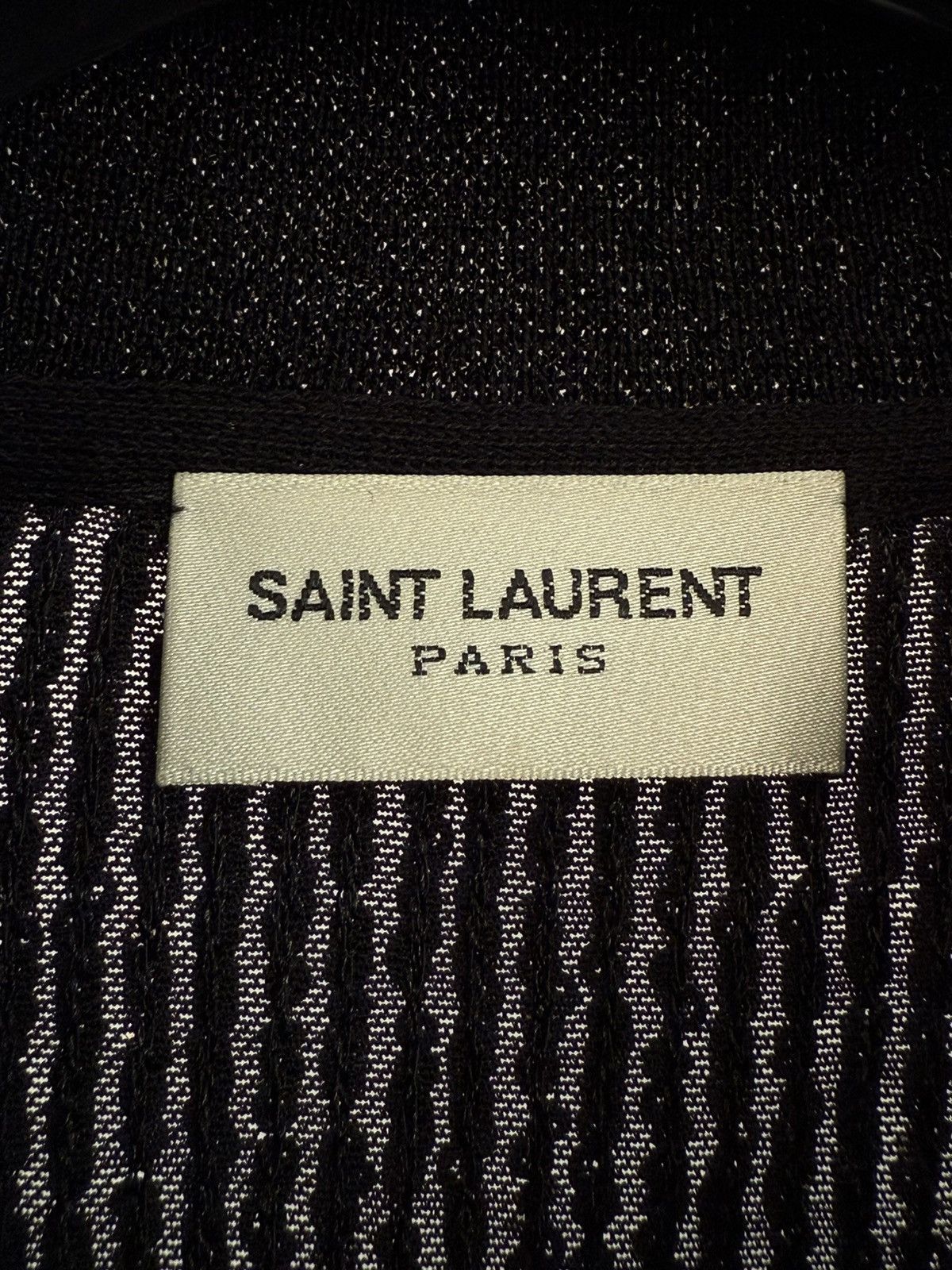 Saint Laurent Paris Saint Laurent Oversized Sequin Polo Size US L / EU 52-54 / 3 - 10 Thumbnail