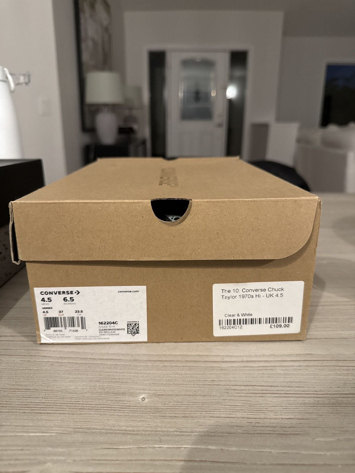 Converse × Off-White Converse Chuck Taylor All-Star Vulcanized Hi Off-White Size US 6.5 / IT 36.5 - 7 Thumbnail